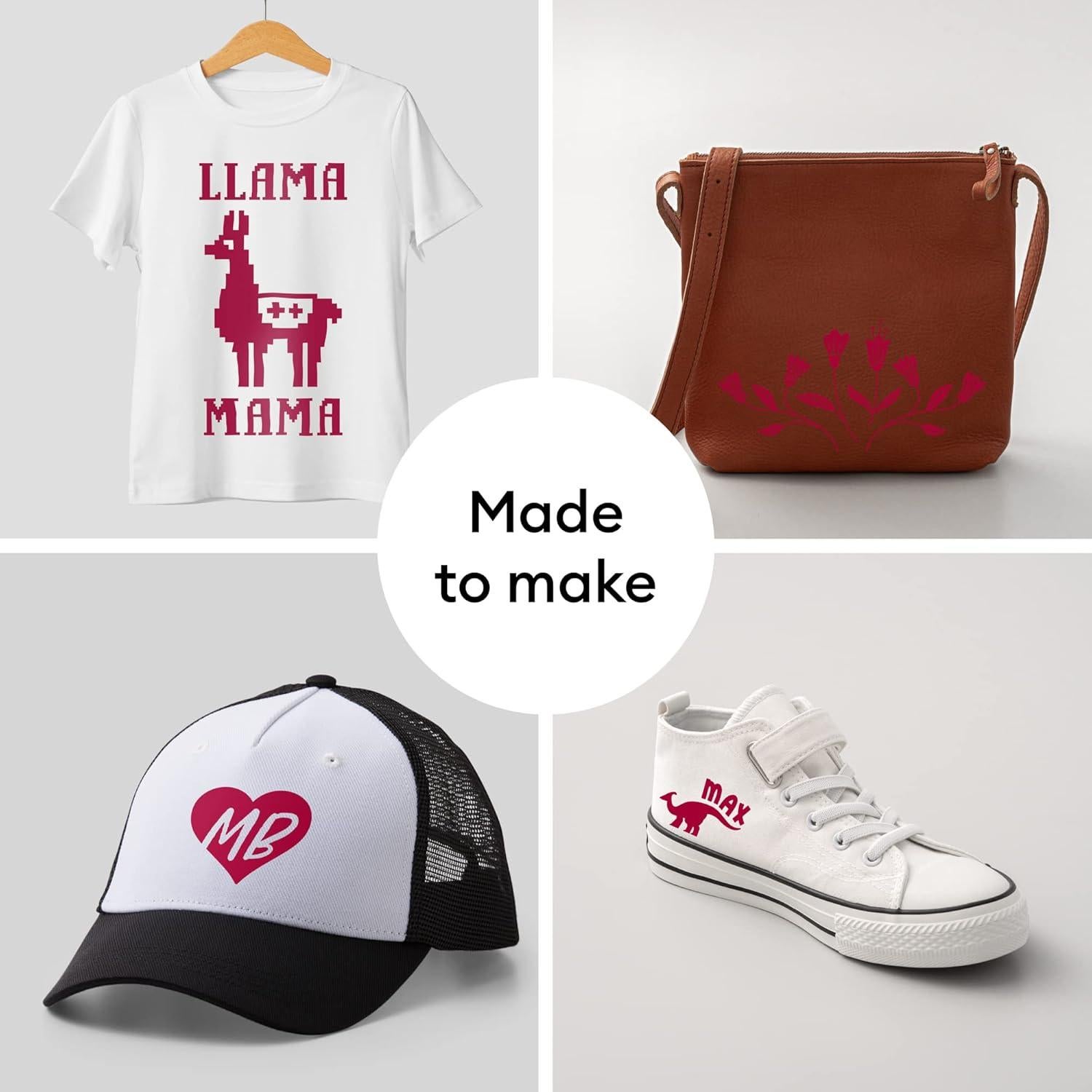 Vinilo de Transferencia Térmica Cricut Smart Iron On Rojo 3 Rollos