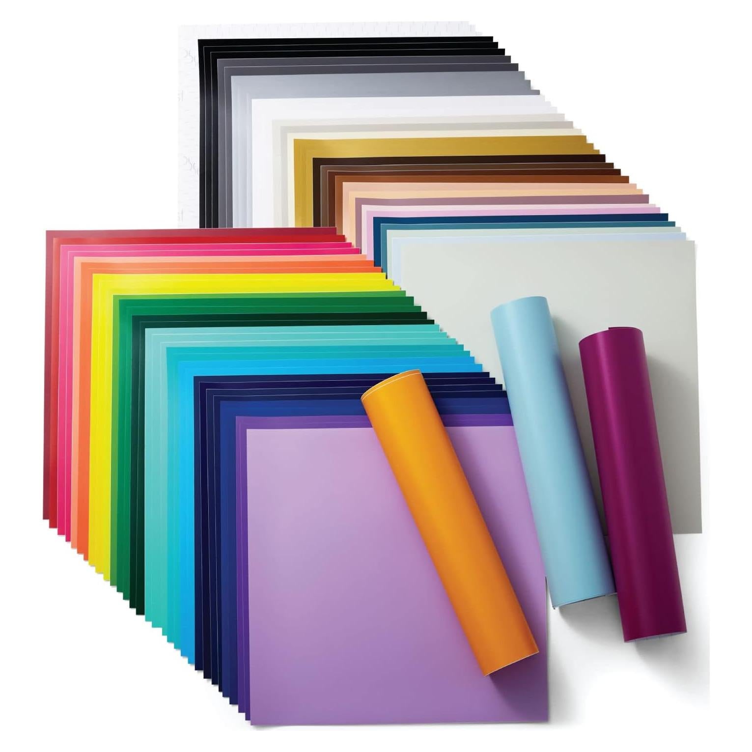 Vinilo Removible Cricut 70 Hojas 30.48x30.48 cm Multicolor