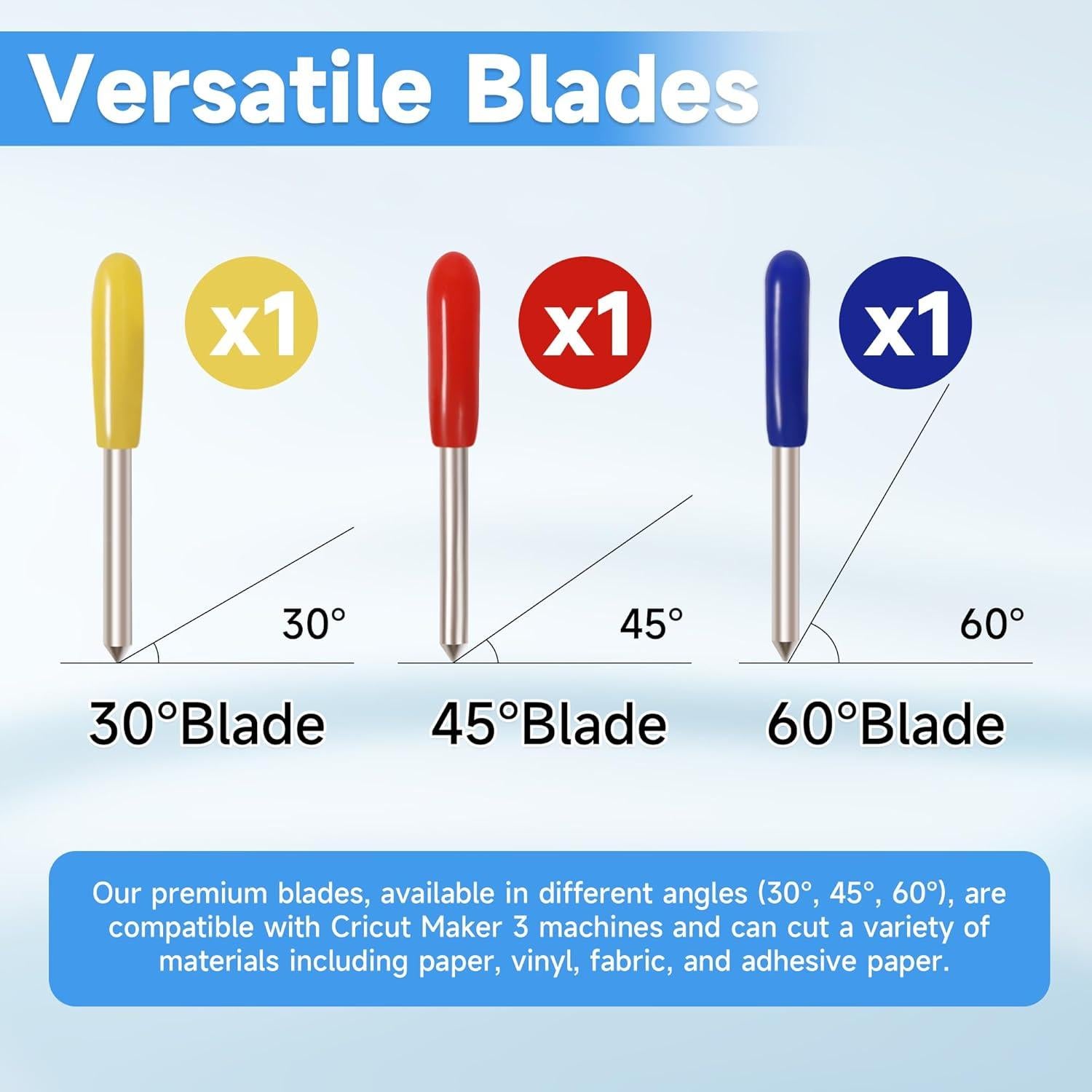 Rodillo de Goma Compatible Oudoly para Cricut Maker 3 - 6 Piezas