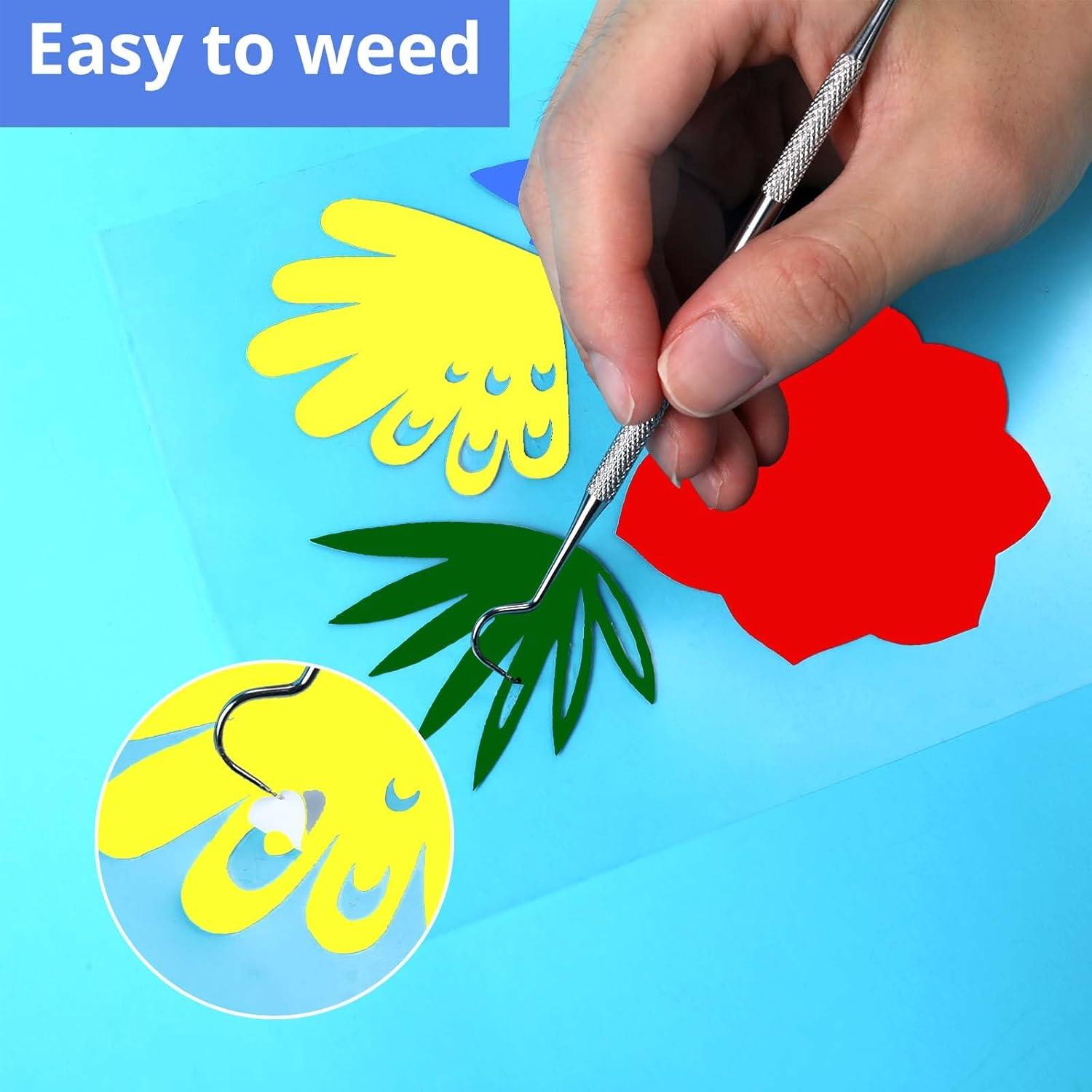 Paquete de Vinilo de Transferencia de Calor HTVRONT 47 Piezas 30x25 cm