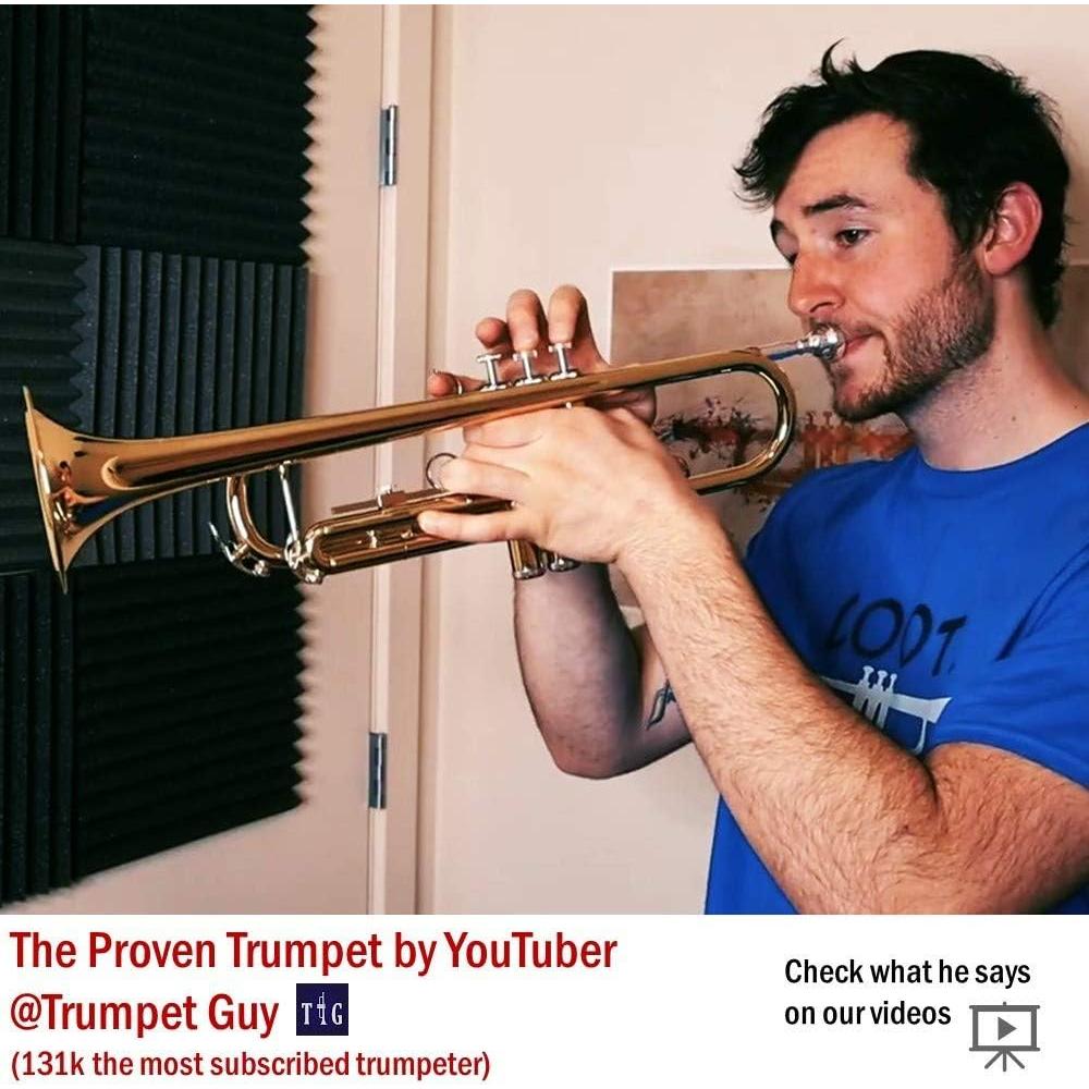 Trompeta Bb Libretto Lacada en Oro para Estudiantes