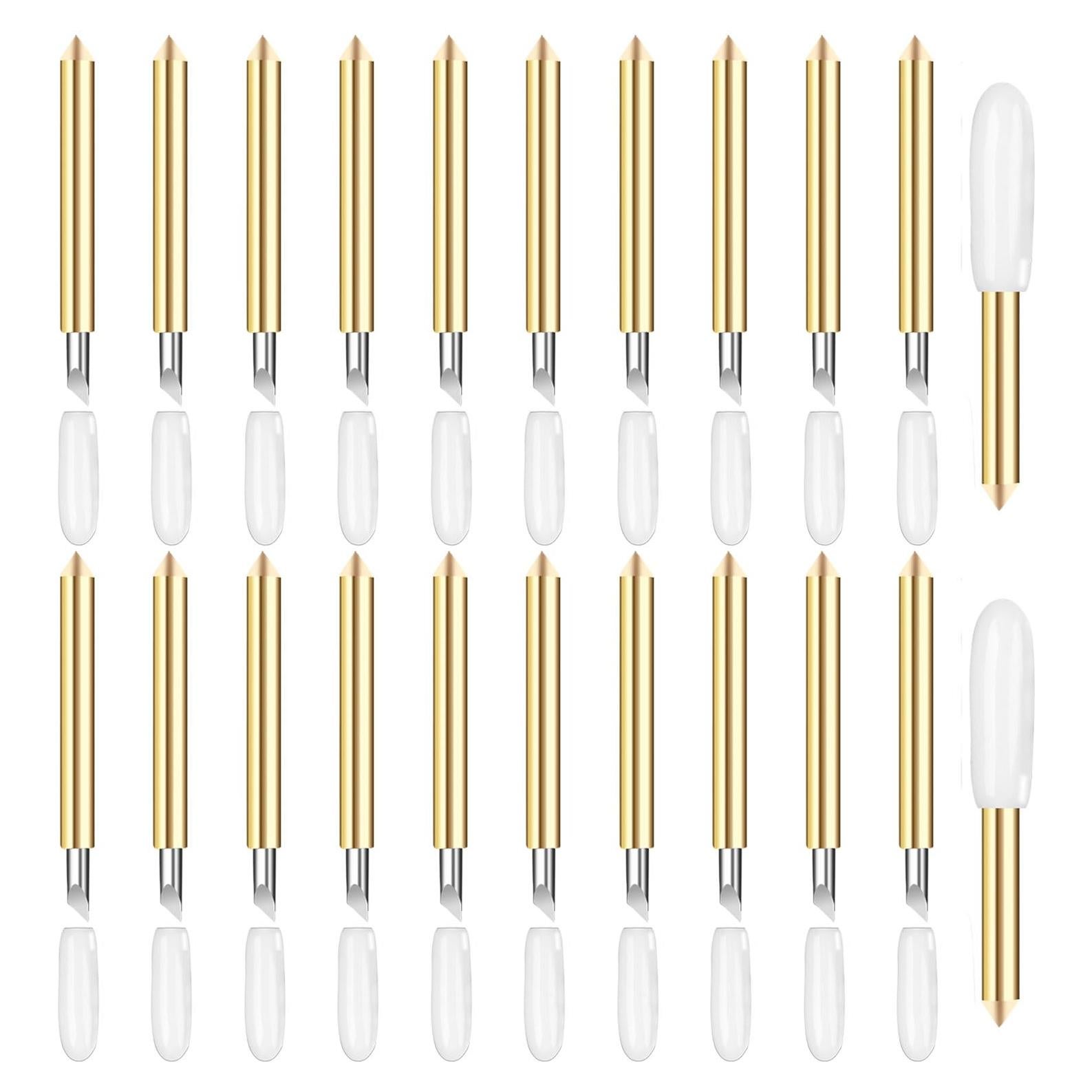 20 Cuchillas de Punta Fina Premium AUNKZL para Corte Preciso