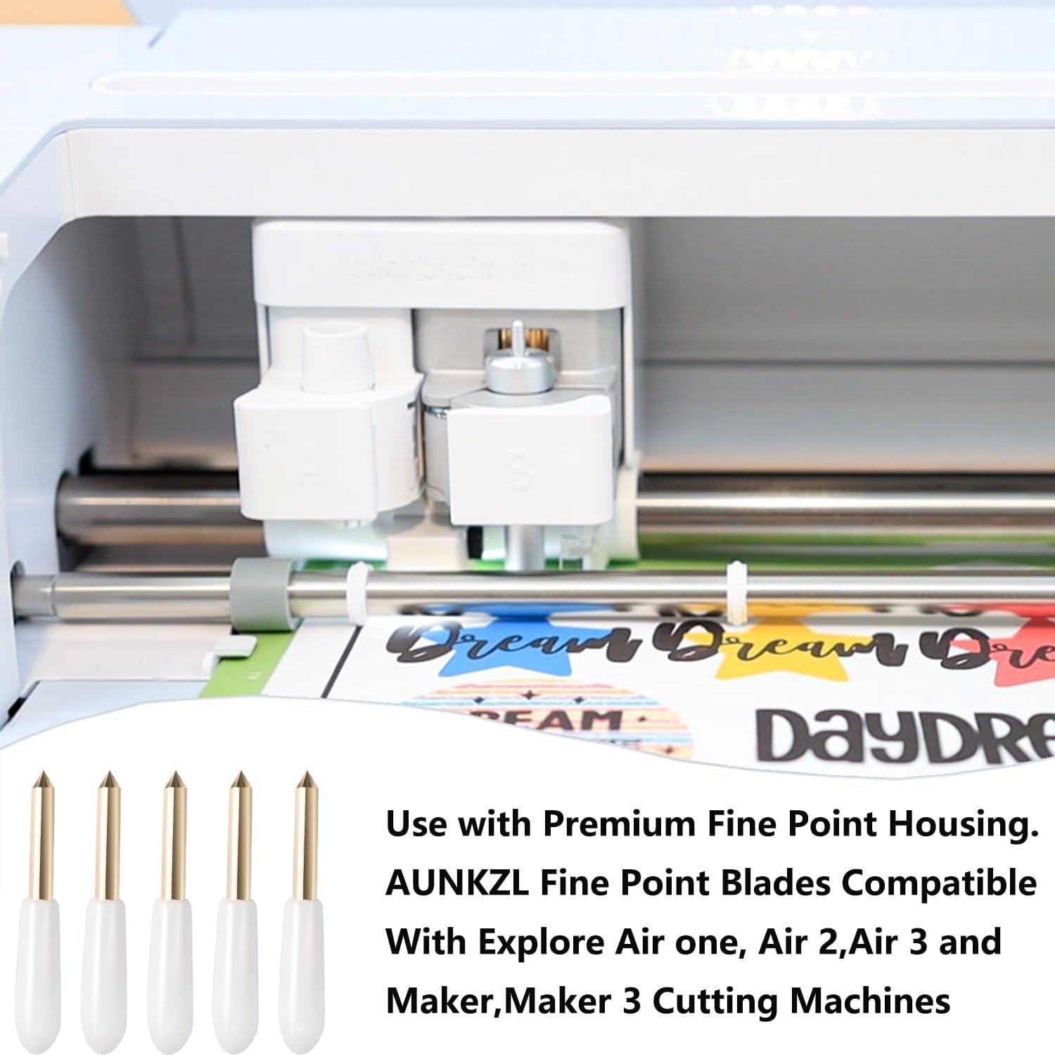 20 Cuchillas de Punta Fina Premium AUNKZL para Corte Preciso