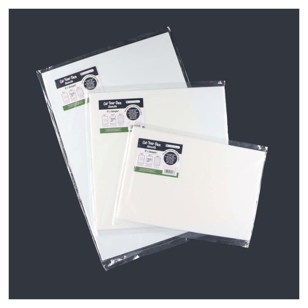 10 Hojas Mylar 6 mil 30.48 x 44.45 cm para Plantillas Cricut