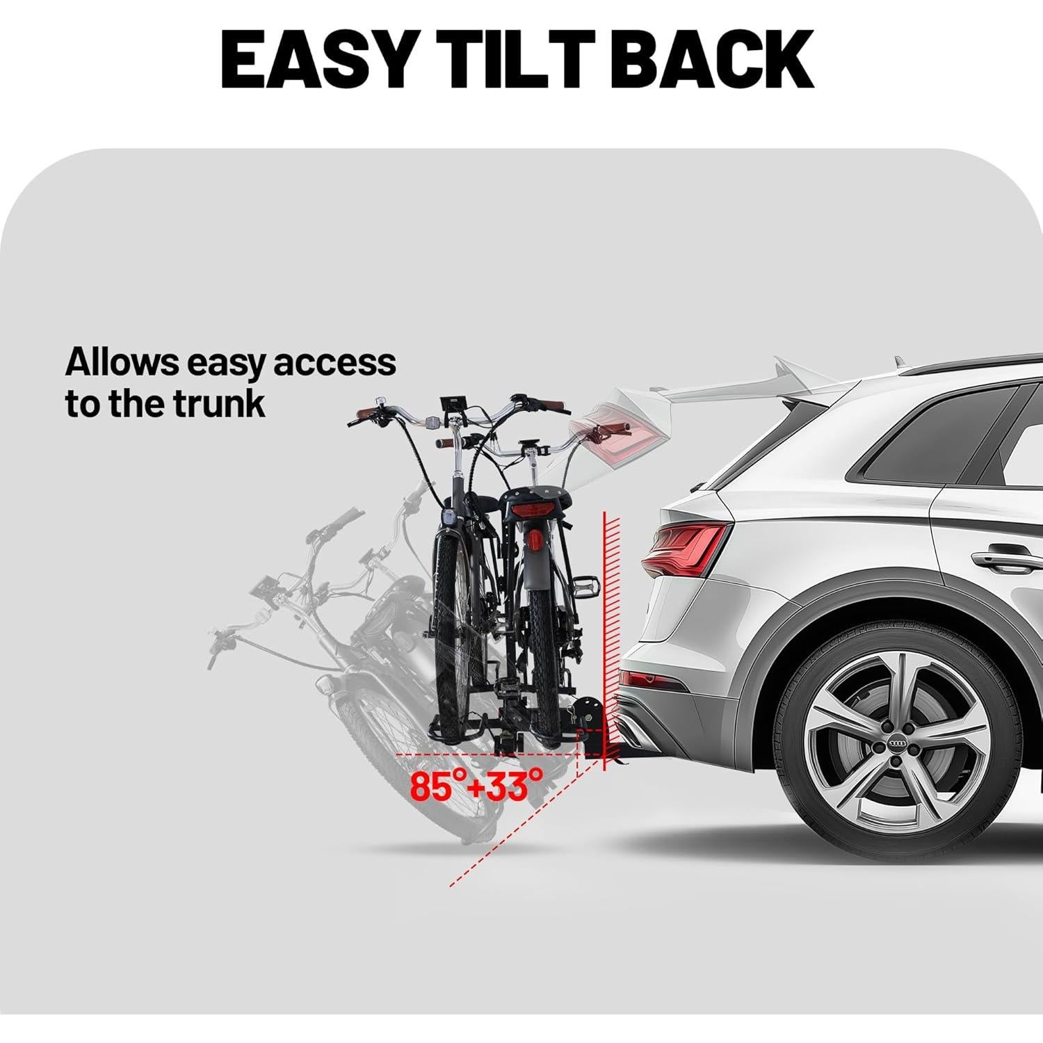 Soporte para Bicicletas Joven 2 Bicicletas 200 lbs Plegable