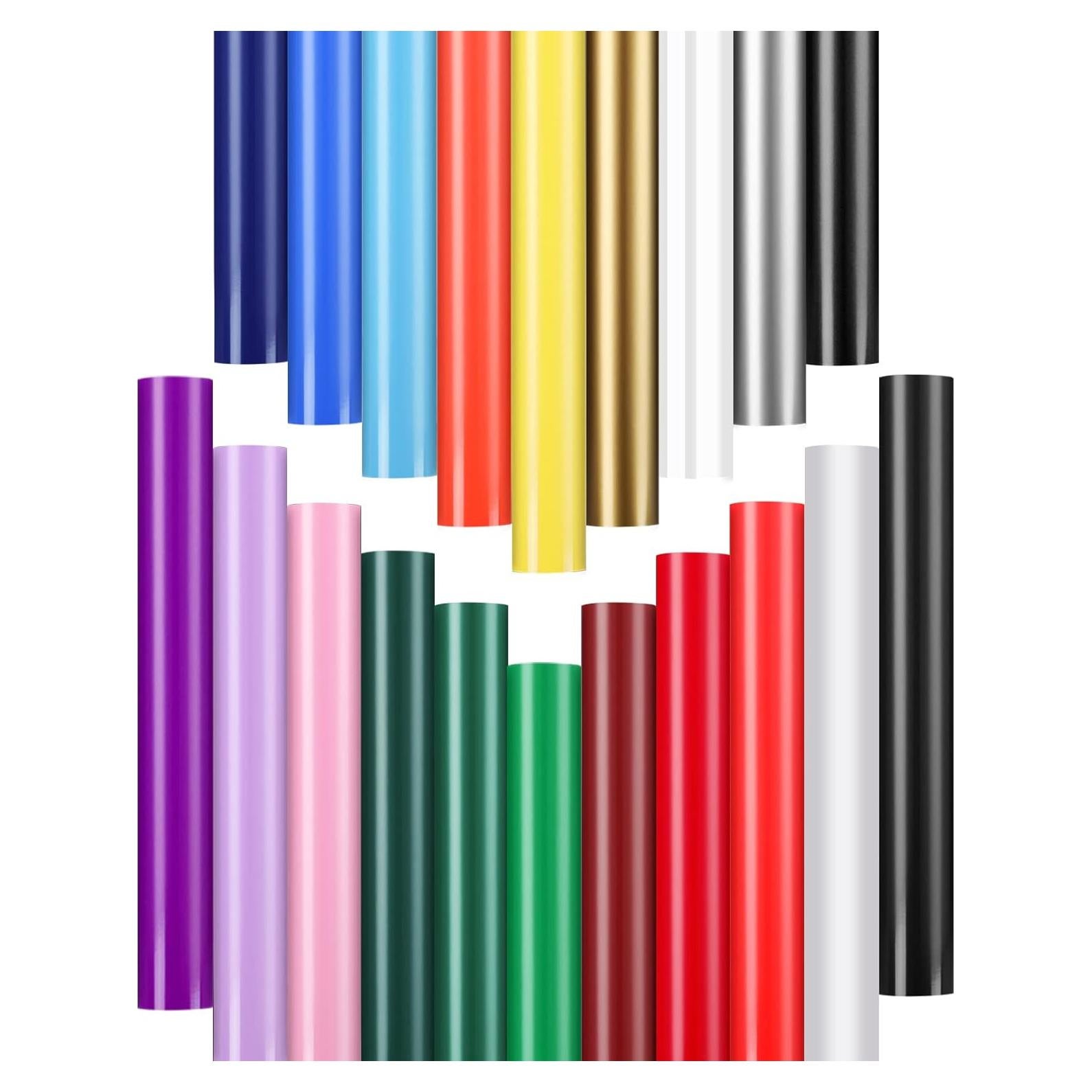 Vinilo Adhesivo Permanente Sooez 20 Hojas 30.5x30.5cm Multicolor