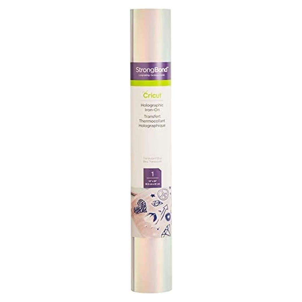 Vinilo de Transferencia de Calor Cricut Holográfico Azul 30.48x60.96 cm