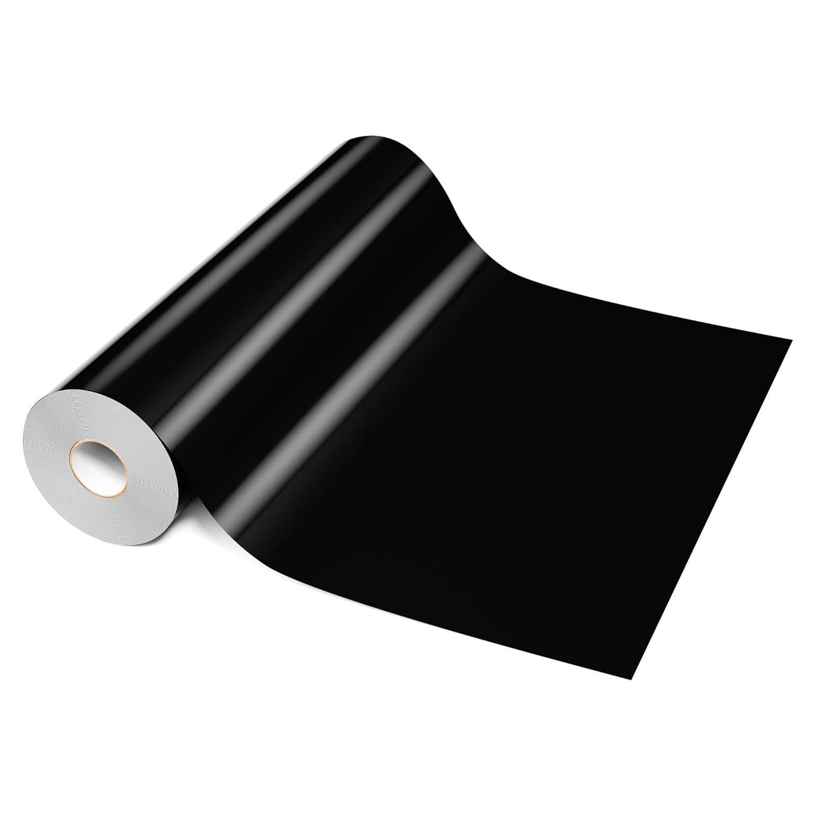 Rollo de Vinilo Adhesivo Permanente Negro Oncil 30.48cm x 15.24m
