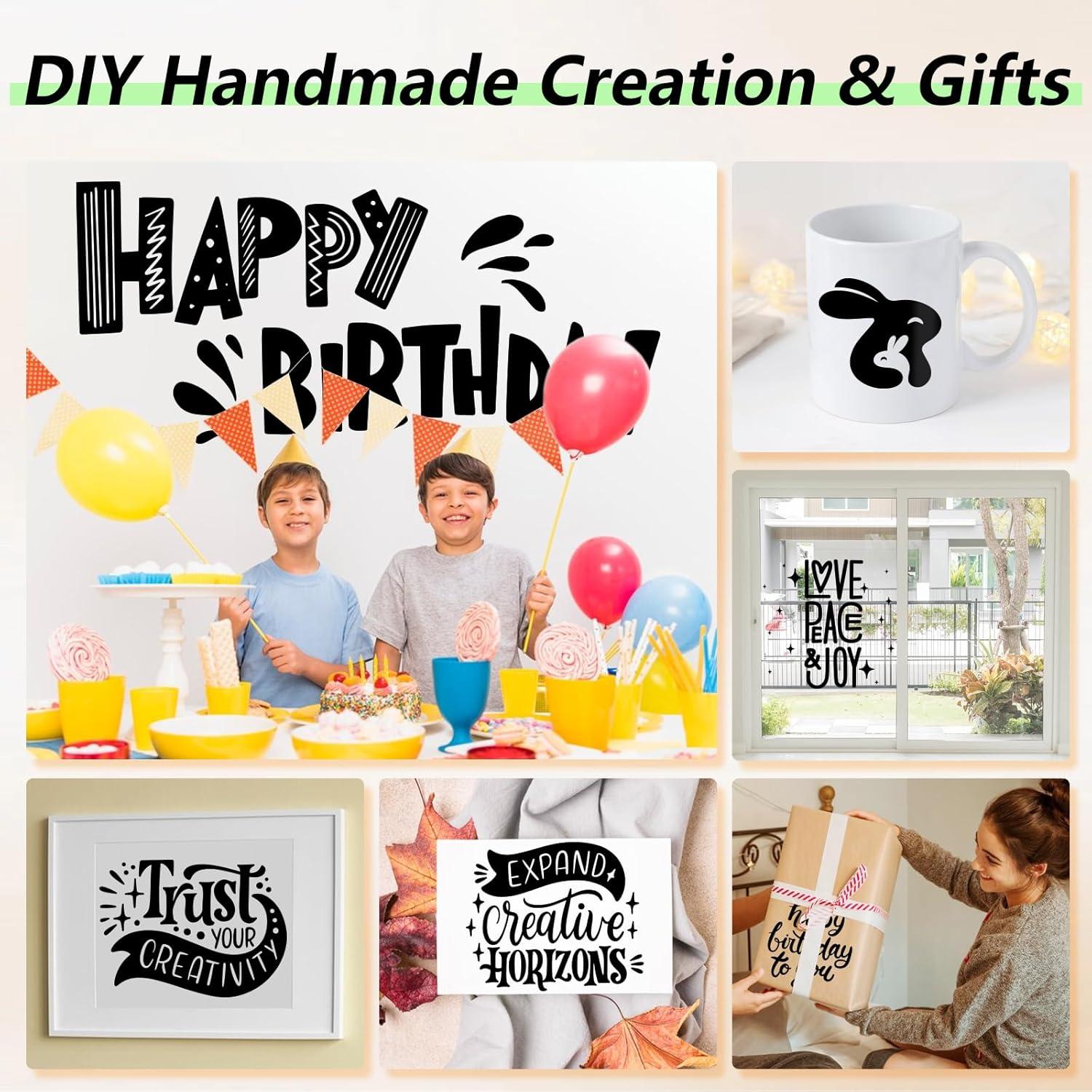 Rollo de Vinilo Adhesivo Permanente Negro Oncil 30.48cm x 15.24m