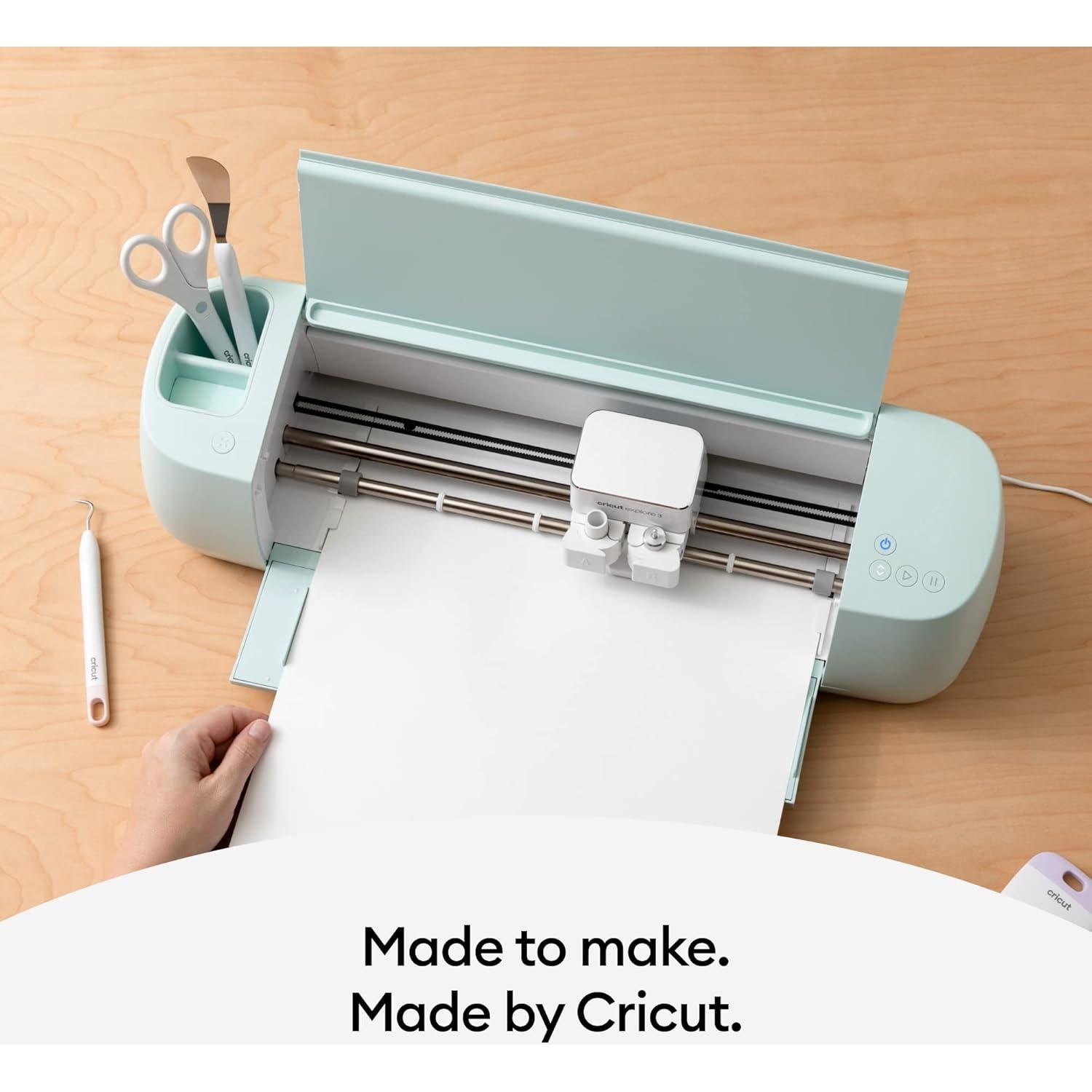 Papel de Etiquetas Inteligentes Cricut 61x33 cm Blanco