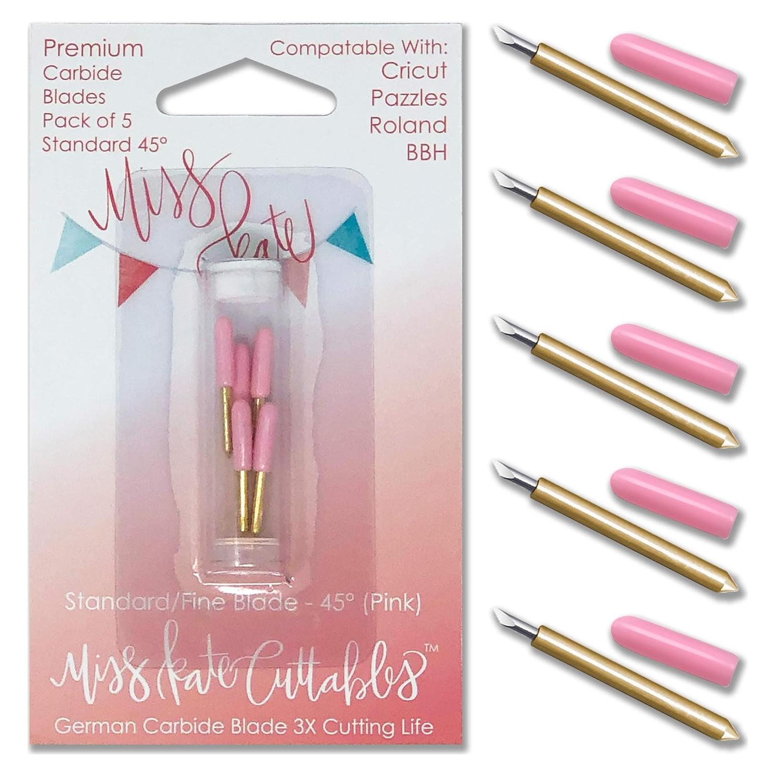 Cuchillas de Carburo Miss Kate Cuttables 45° Estándar - Paquete de 5