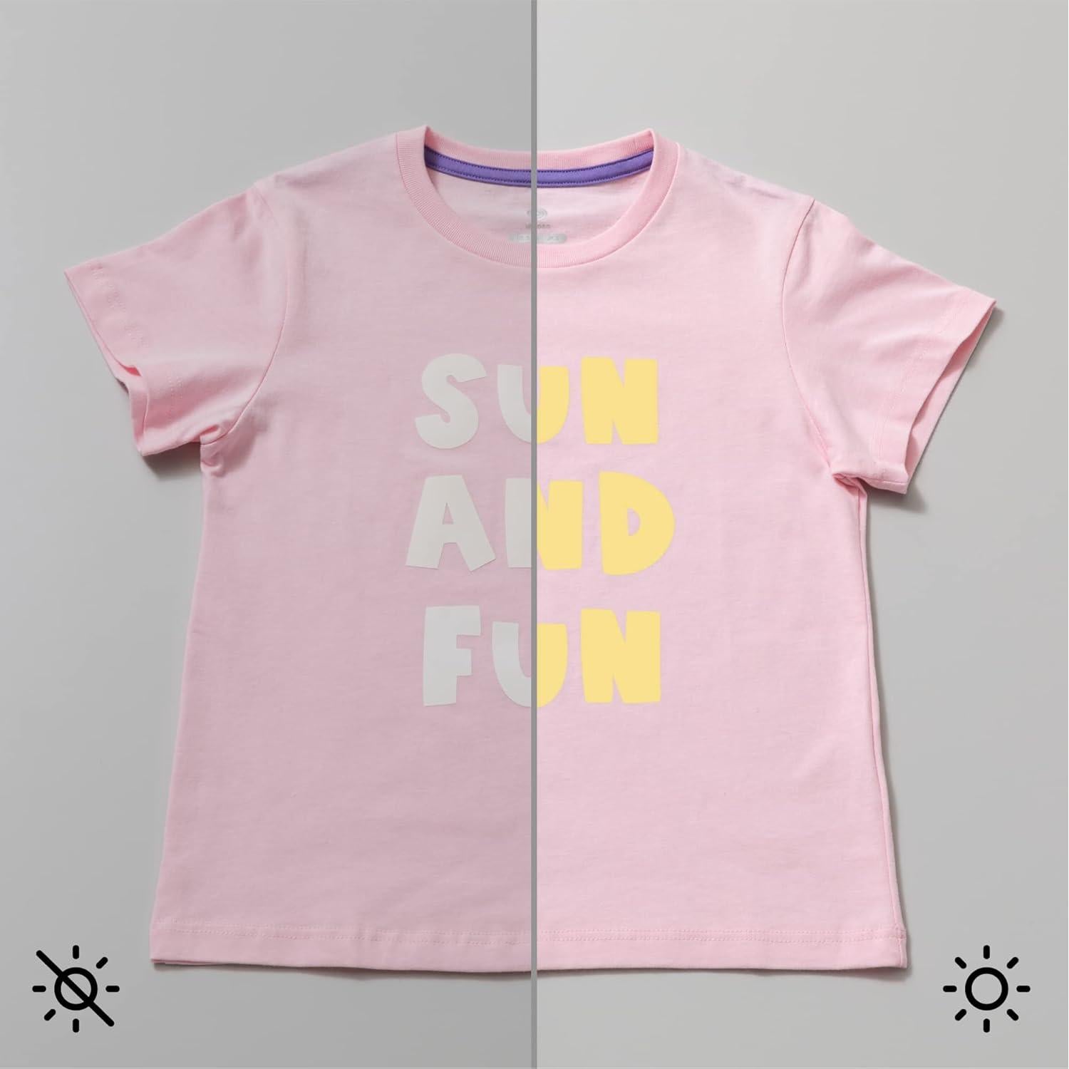 Cricut Plancha Cambiante UV 30.5x61 cm Blanco-Amarillo