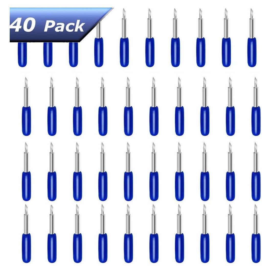Cuchillas de Repuesto THANMAO 60° Azul 40 Pcs para Explore Air y Maker