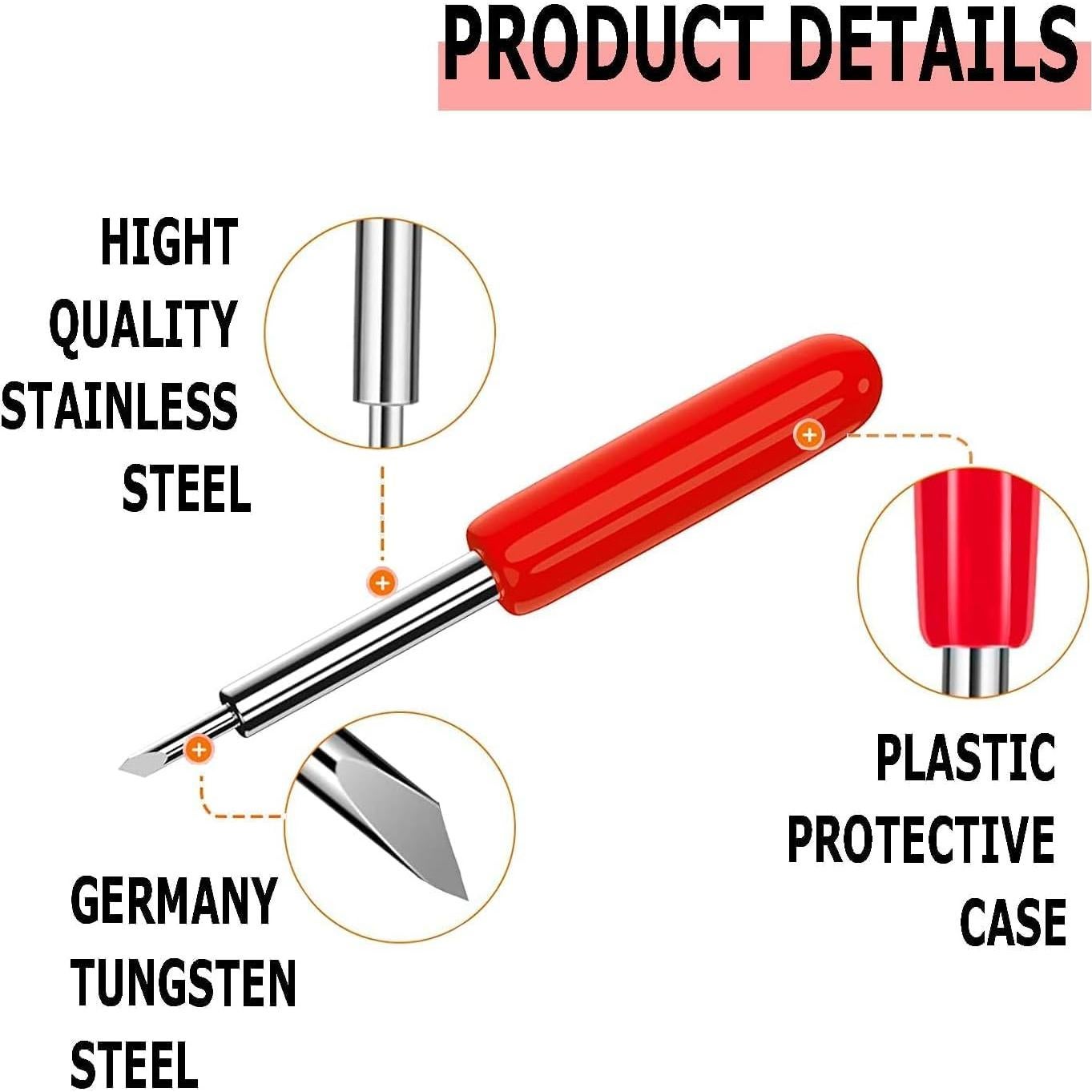 Cuchillas de Repuesto THANMAO 60° Azul 40 Pcs para Explore Air y Maker