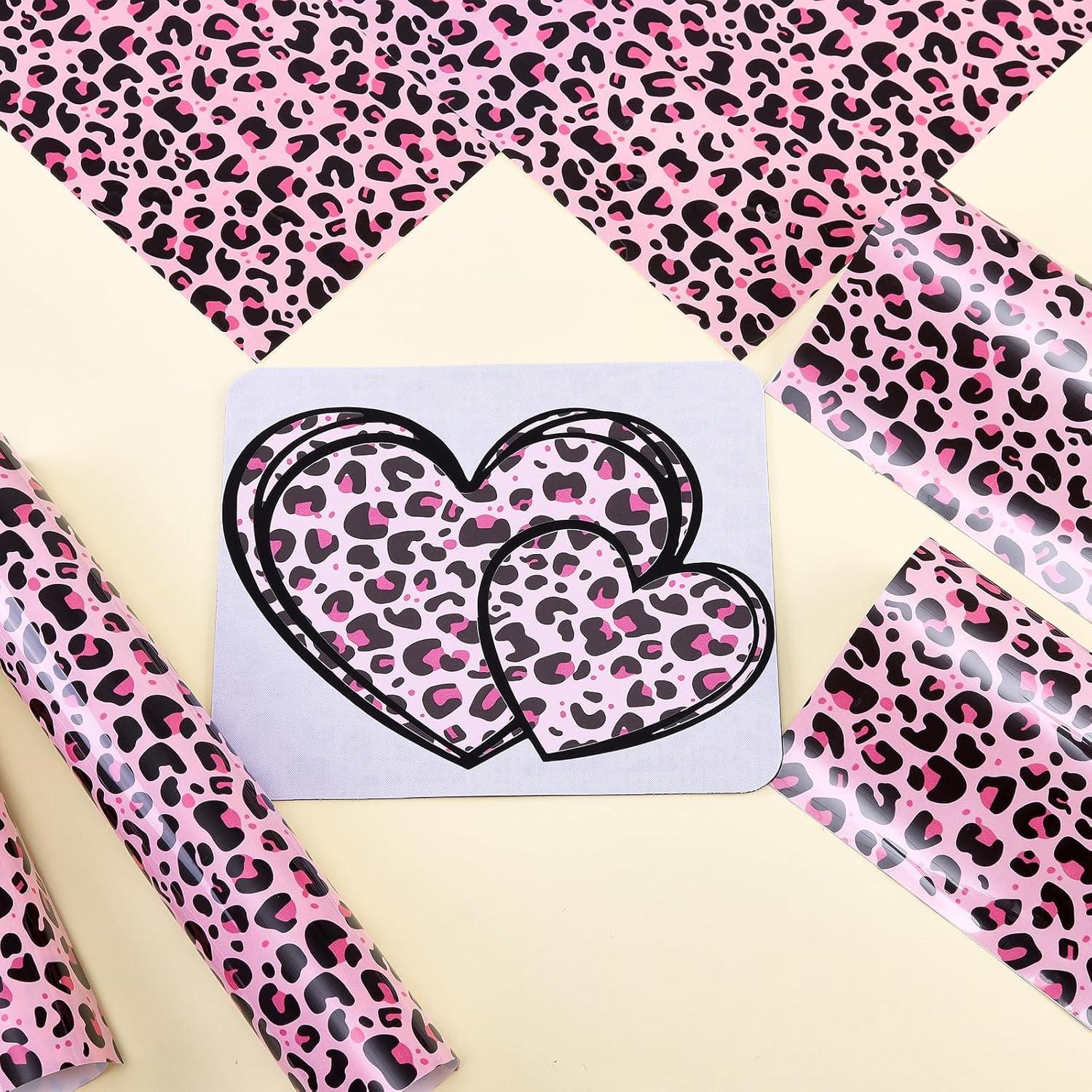 Vinilo de Transferencia de Calor Tintnut Leopardo 6 Hojas 30.48x25.4cm