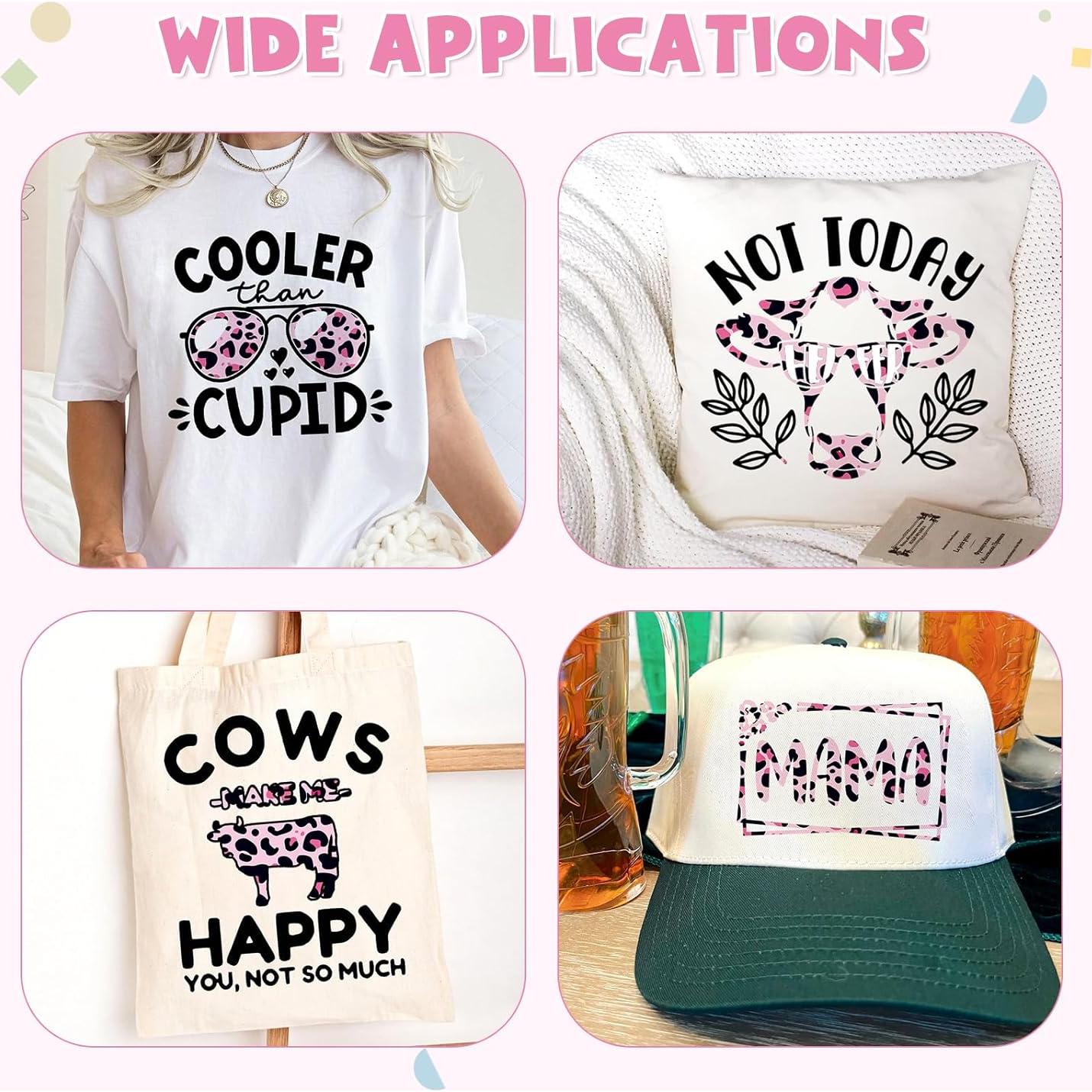 Vinilo de Transferencia de Calor Tintnut Leopardo 6 Hojas 30.48x25.4cm