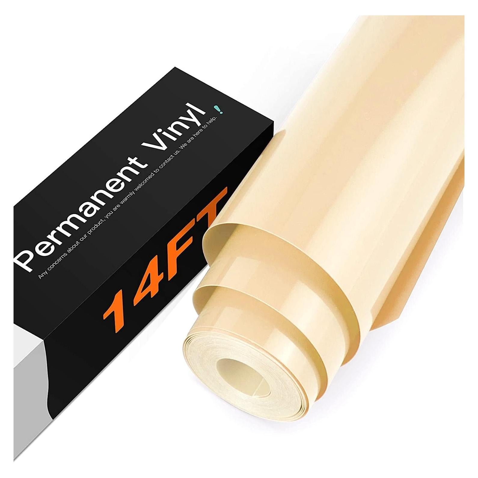 Vinilo Adhesivo Permanente HTVRONT Beige 30.48 cm x 4.27 m