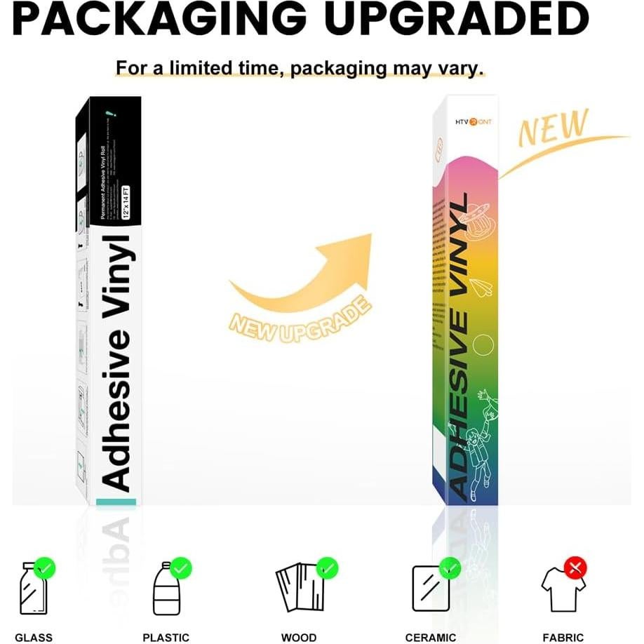 Vinilo Adhesivo Permanente HTVRONT Beige 30.48 cm x 4.27 m