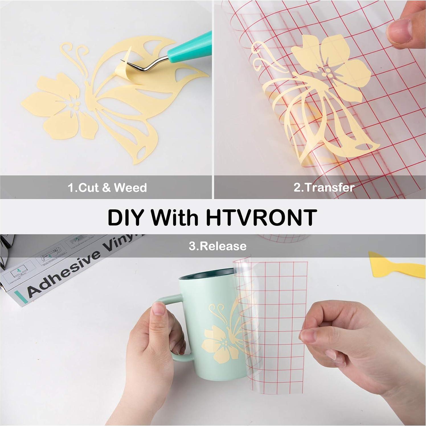 Vinilo Adhesivo Permanente HTVRONT Beige 30.48 cm x 4.27 m