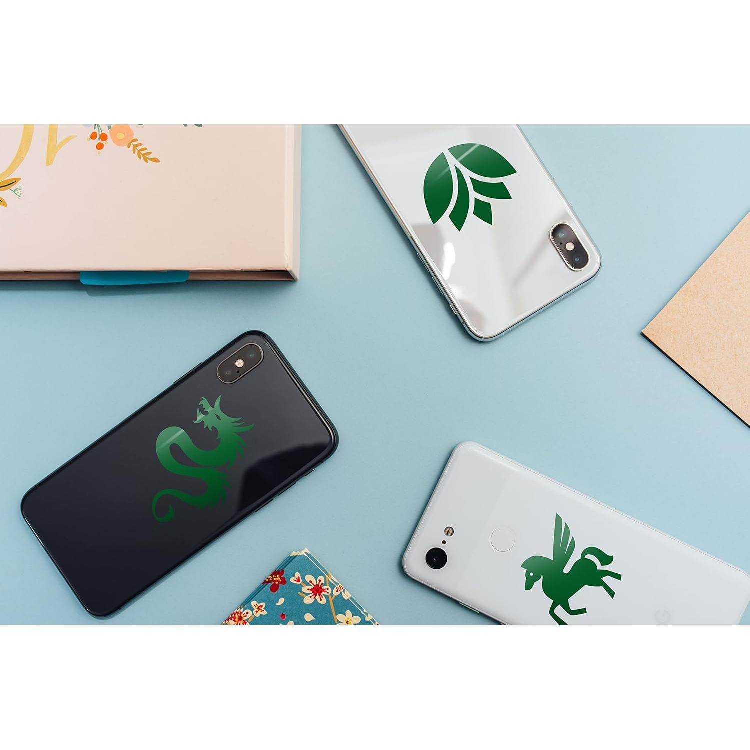 Vinilo Adhesivo Permanente VViViD DECO65 Verde Brillante 30.48m x 30cm