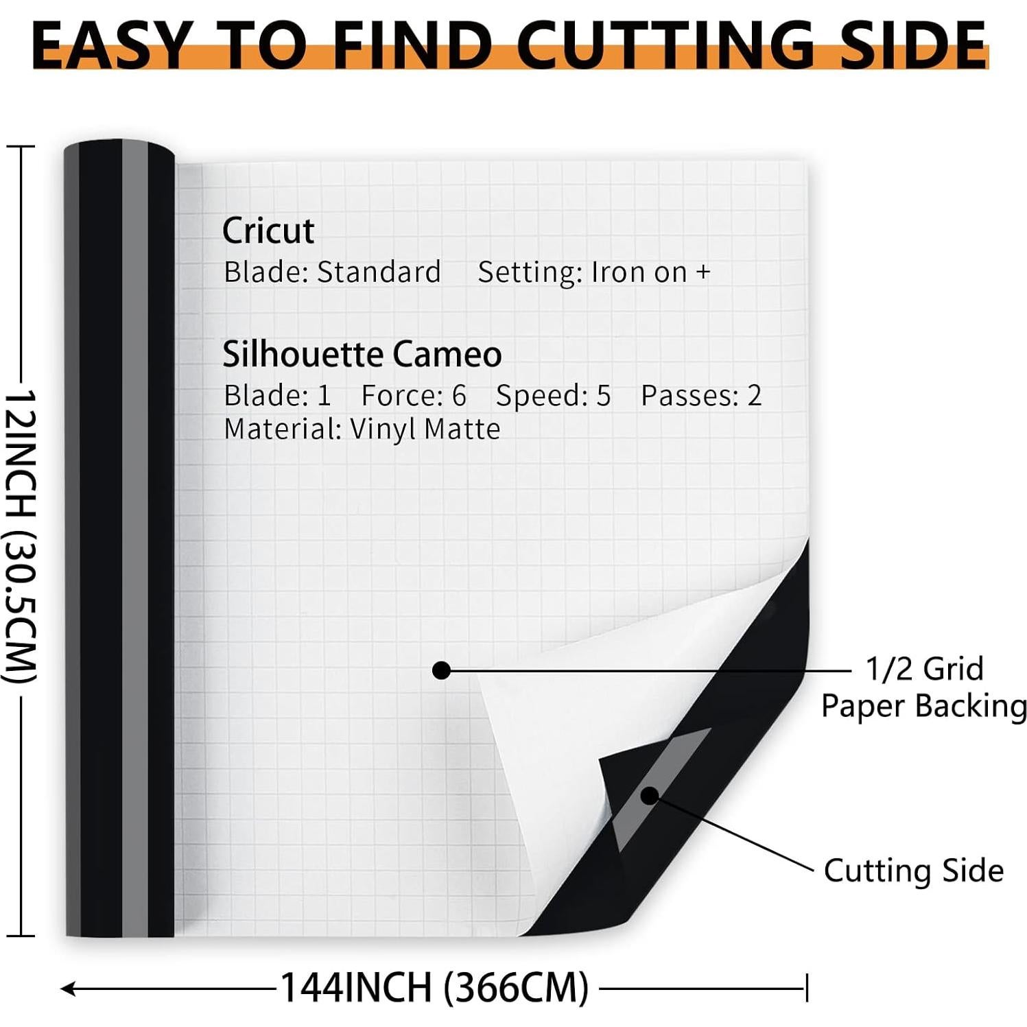 Vinilo Adhesivo Permanente Negro Brillante 30.5 x 3.66 m Lya