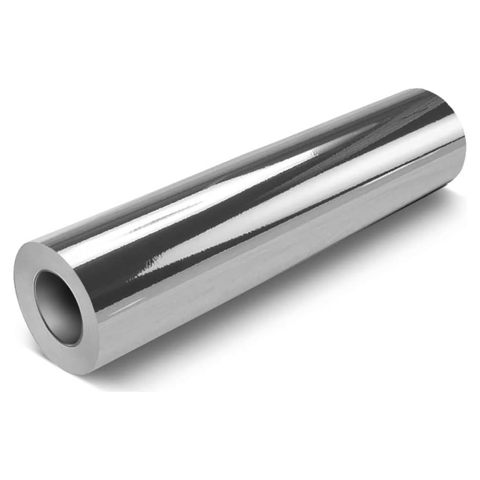 Vinilo Adhesivo Permanente VViViD DECO65 Plata Brillante 91.44m