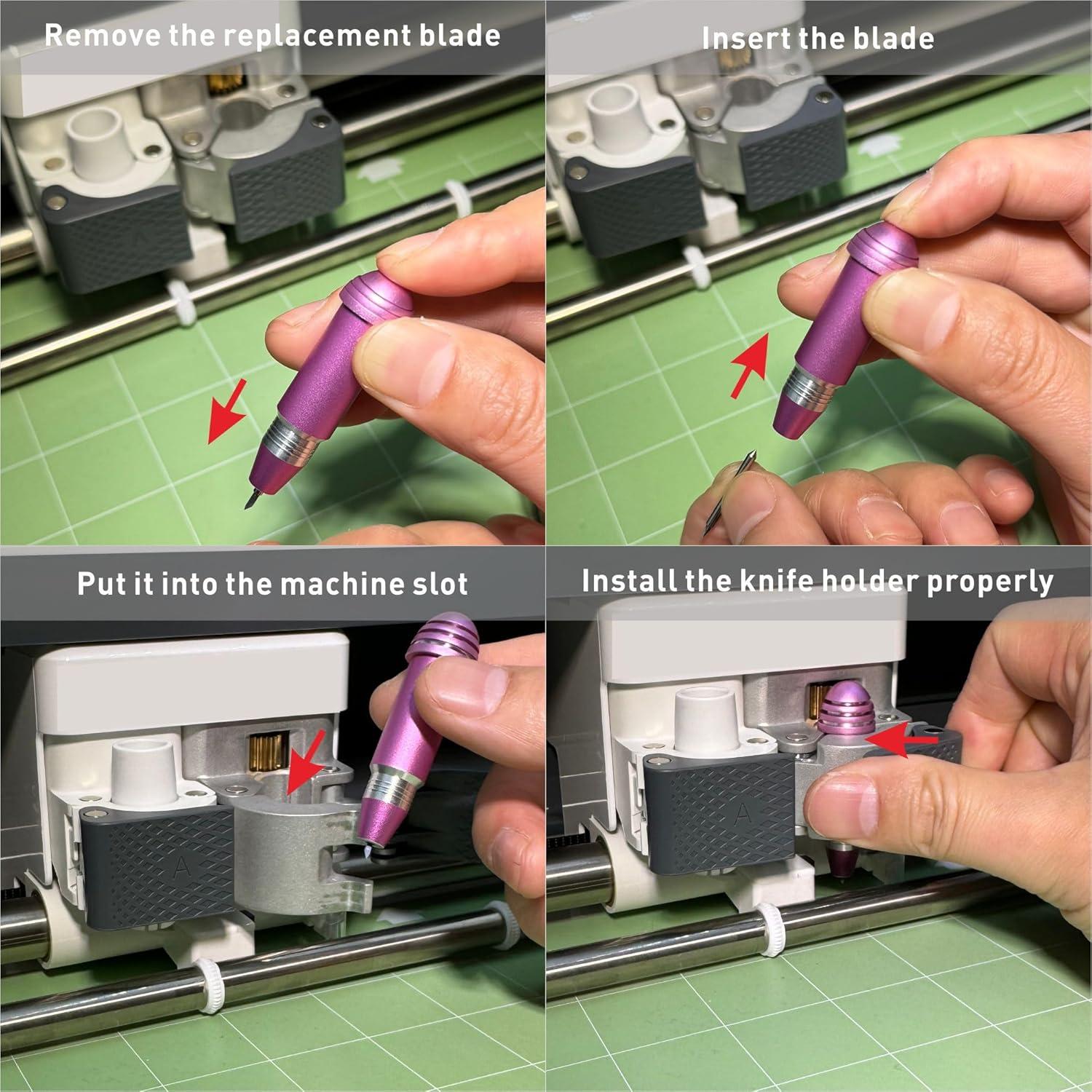 Cuchilla de Corte y Carcasa dbwhole para Cricut Maker y Explore
