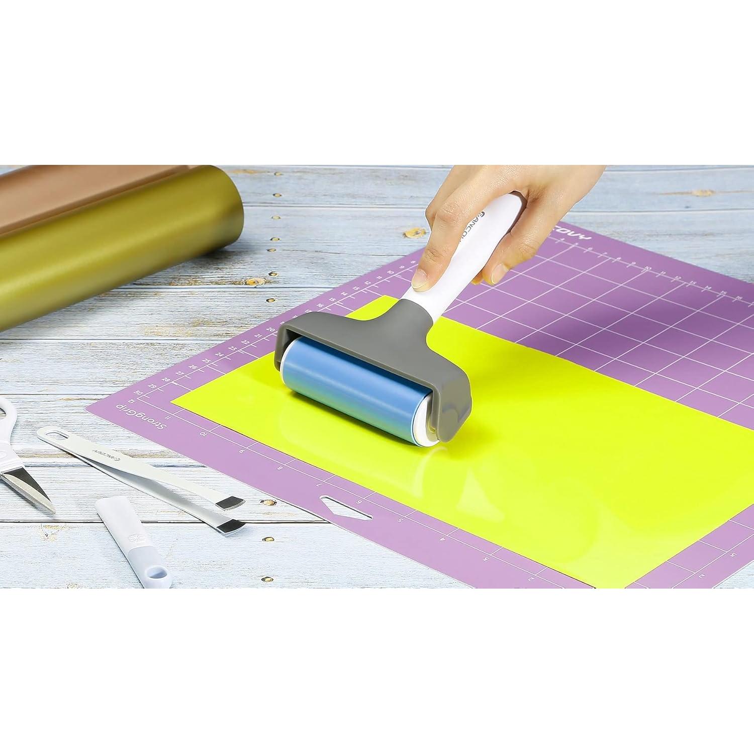 Rodillo y Pinzas RANCOVY para Cricut y Proyectos de Vinilo