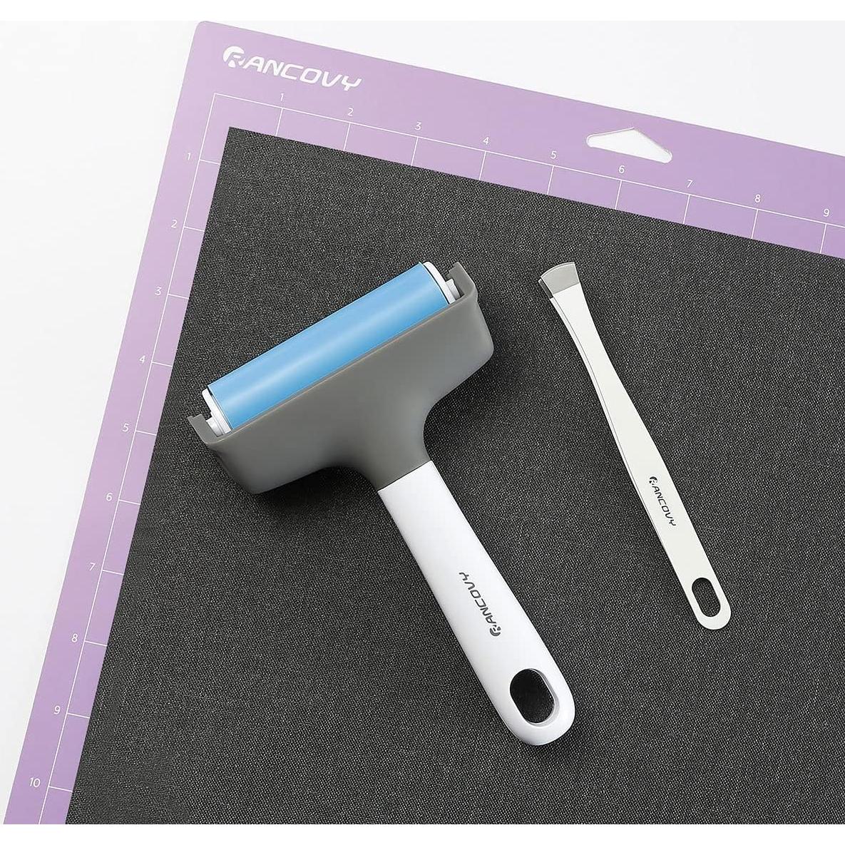 Rodillo y Pinzas RANCOVY para Cricut y Proyectos de Vinilo