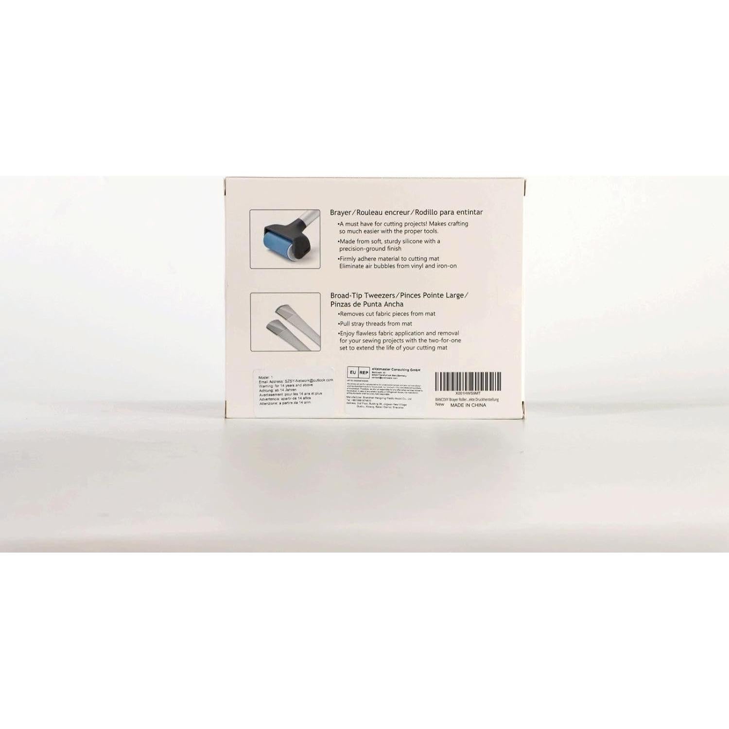 Rodillo y Pinzas RANCOVY para Cricut y Proyectos de Vinilo