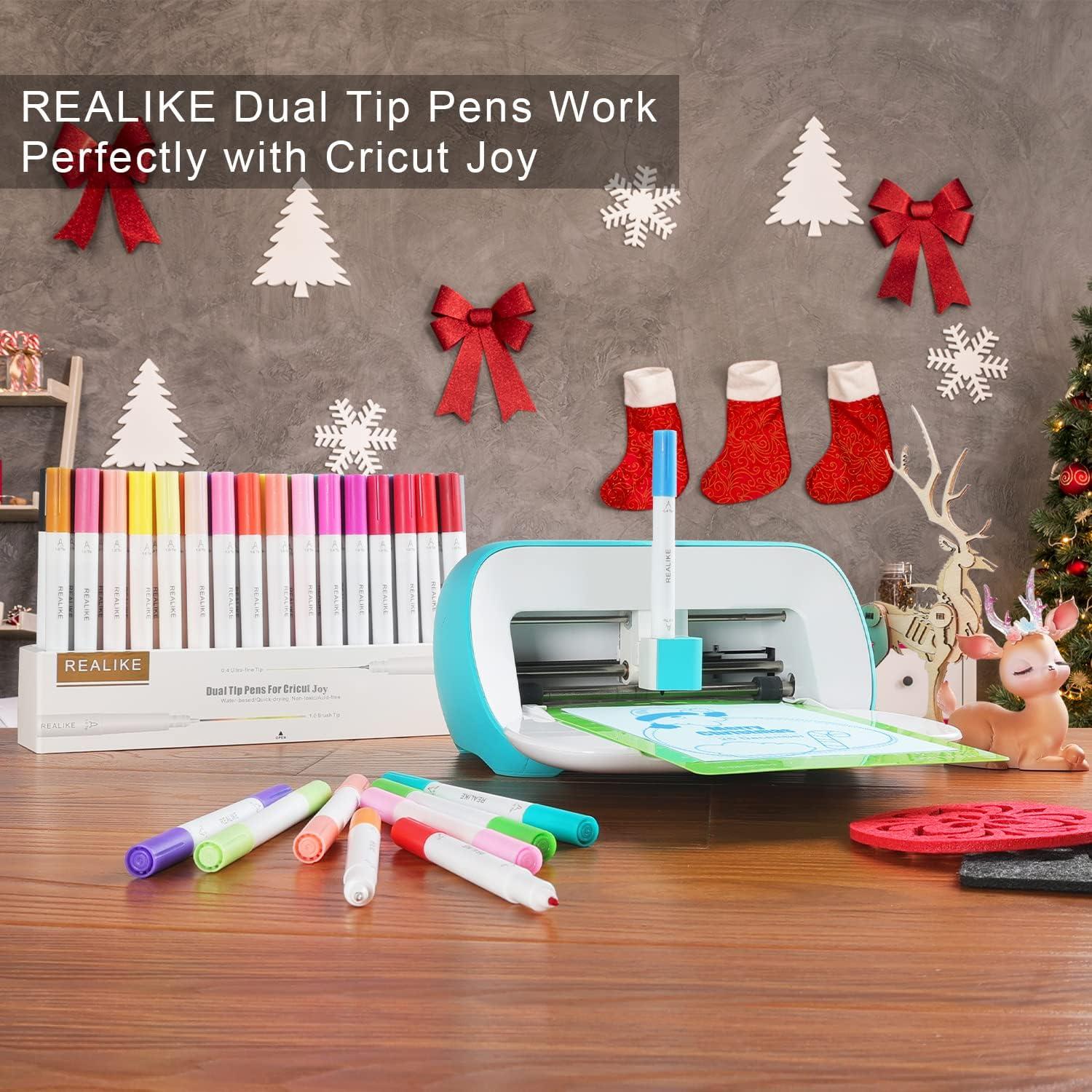 Marcadores Doble Punta REALIKE para Cricut Joy - 48 Colores