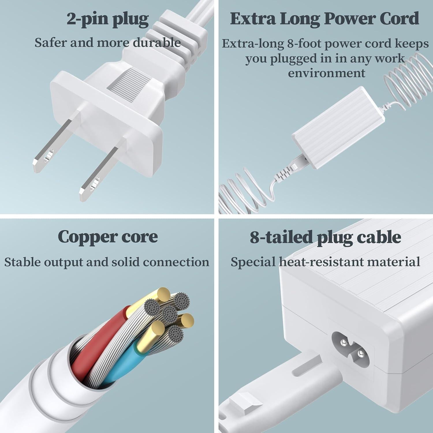 Cable de Alimentación 18V DONYOIE para Cricut Maker y Explore