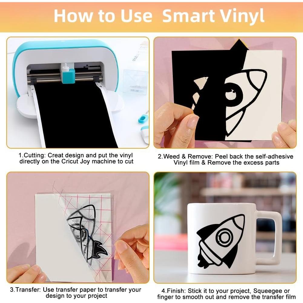 Vinilo Inteligente Permanente YOFONE 13.97cm x 304.8cm Negro