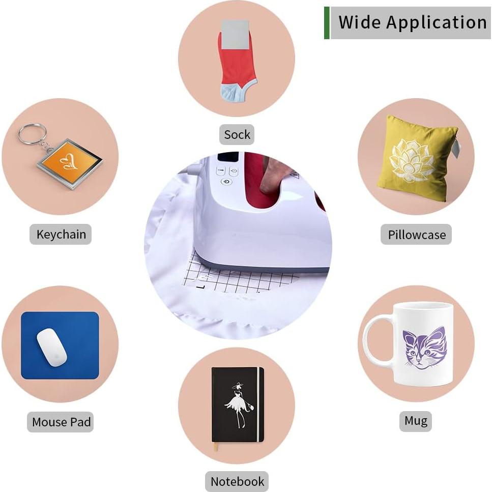 Hojas de Transferencia de Sublimación Lucky Goddess 8 Pcs 30.48x30.48cm