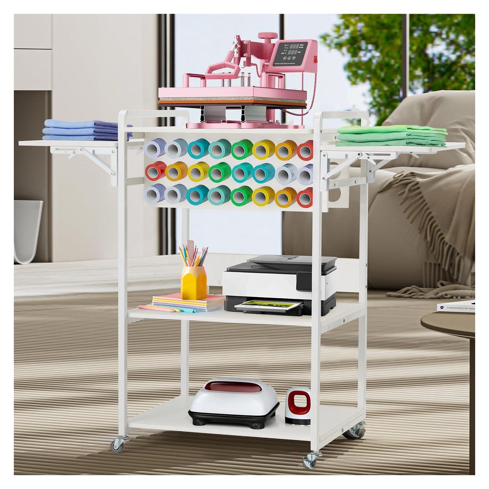 Mesa de Prensa Térmica Plegable EROMMY con Estación de Carga