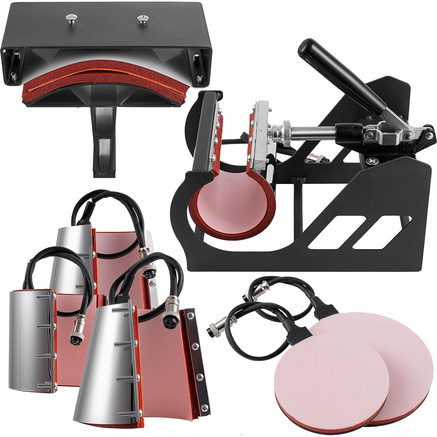 Máquina de Prensa de Calor 8 en 1 Topdeep 30x38 cm