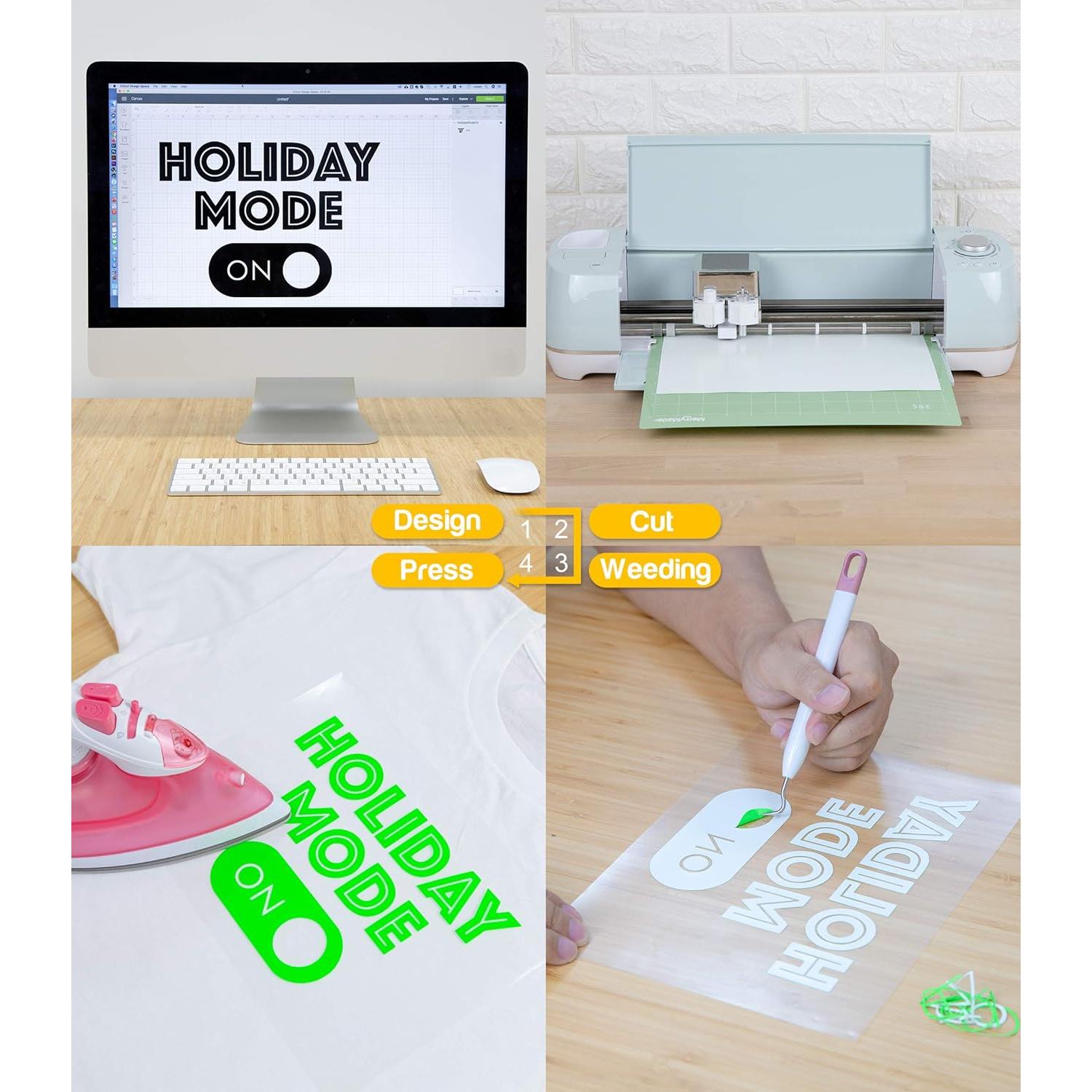 Vinilo de Transferencia Térmica MerryMade 30.48 cm Rojo