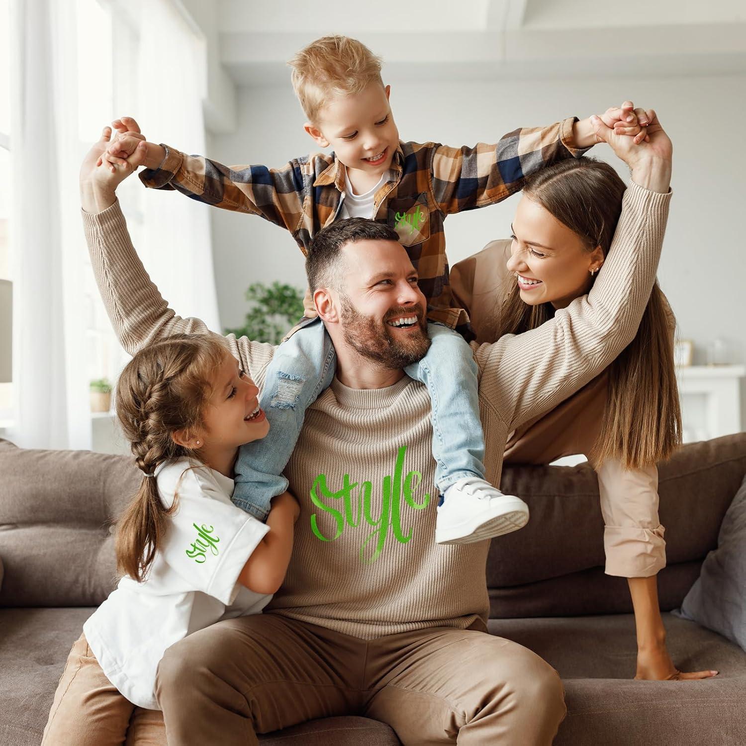 Vinilo de Transferencia de Calor HTV Brillante HYQJJ Verde 30.48x3.05m