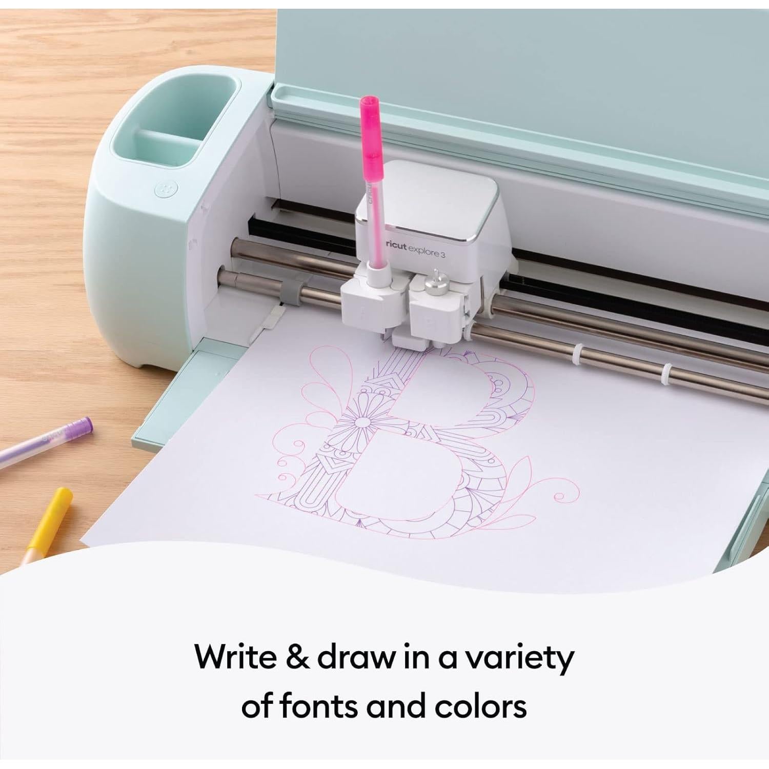 Bolígrafos de Gel Brillante Cricut - Arcoíris 10 Colores 0.8 mm