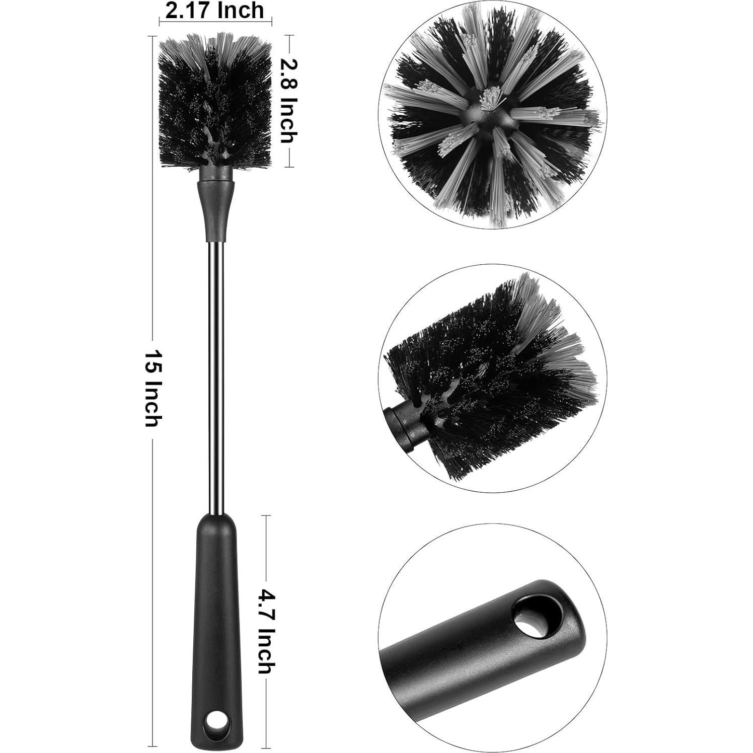 Cepillo para Botellas SweeBe, Mango Largo Acero Inoxidable 38.1 cm