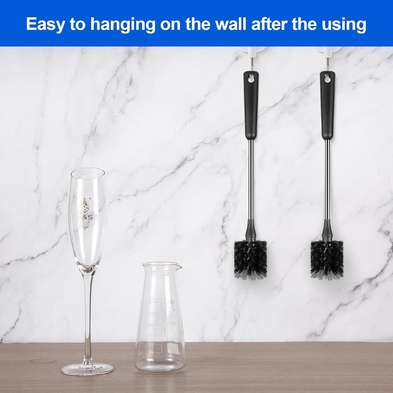 Cepillo para Botellas SweeBe, Mango Largo Acero Inoxidable 38.1 cm