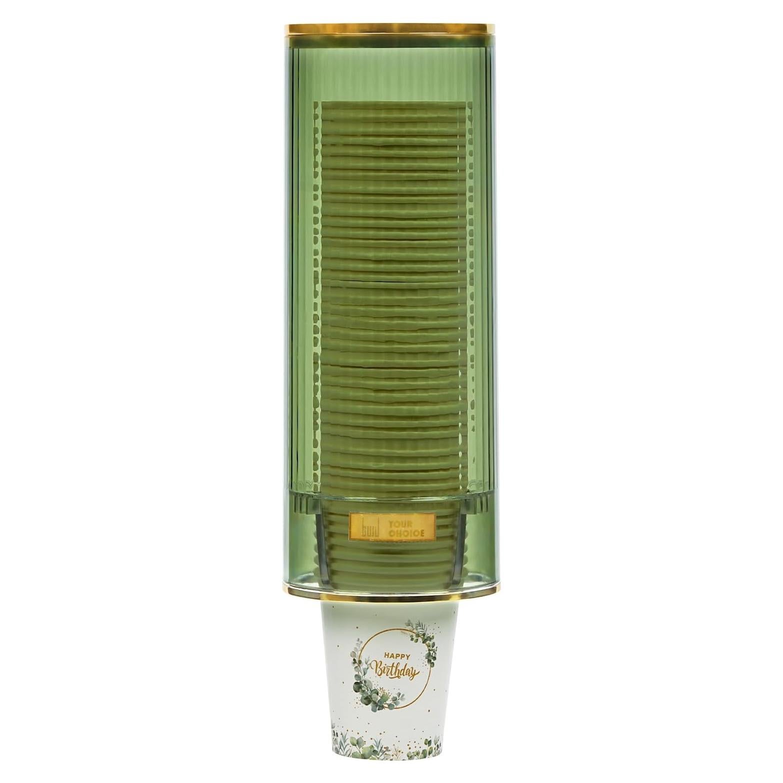 Dispensador de Tazas Talkson Verde para Tazas de 120-200ml