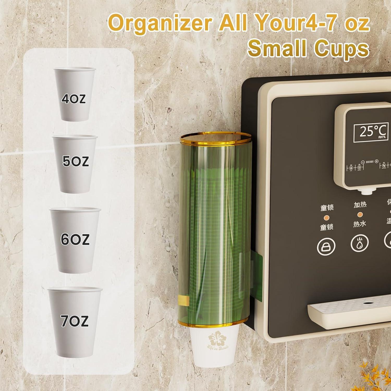 Dispensador de Tazas Talkson Verde para Tazas de 120-200ml