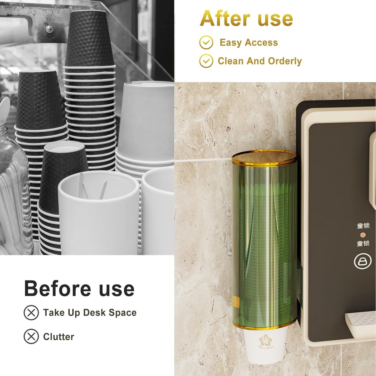 Dispensador de Tazas Talkson Verde para Tazas de 120-200ml