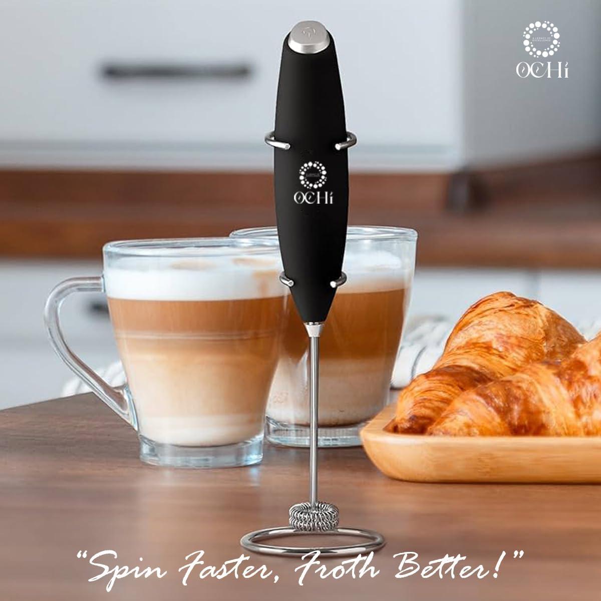 Espumador de Leche OCHI Eléctrico 19000 RPM - Negro