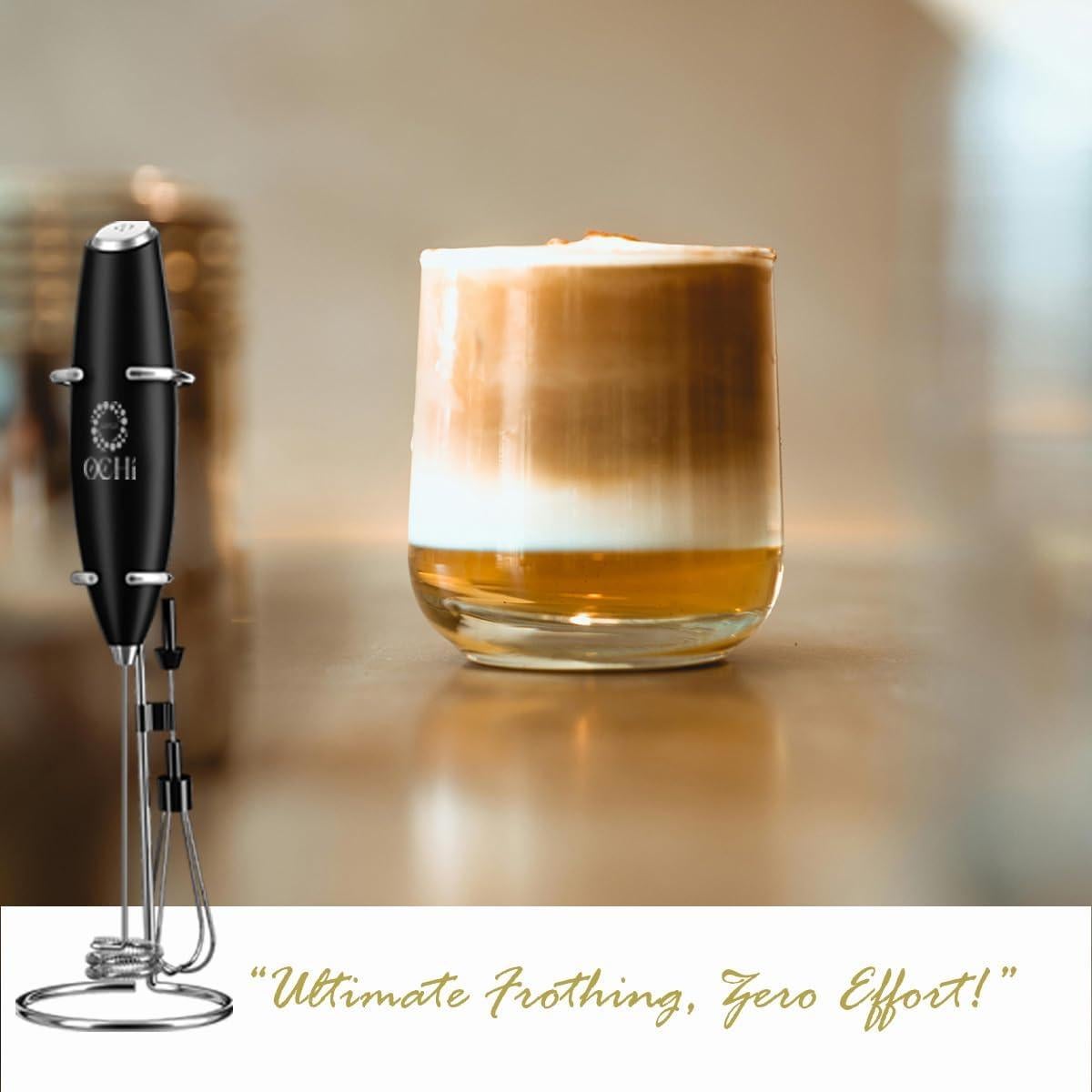 Espumador de Leche OCHI Eléctrico 19000 RPM - Negro