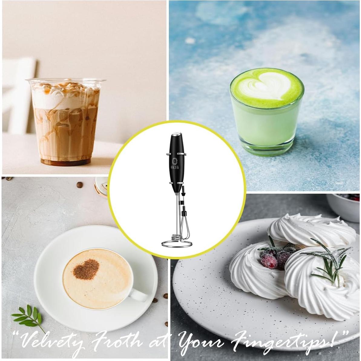 Espumador de Leche OCHI Eléctrico 19000 RPM - Negro