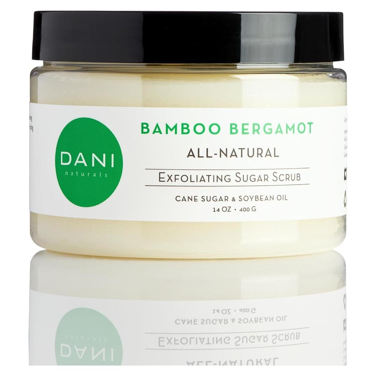 Exfoliante de Azúcar Orgánico DANI Naturals - Bambú Bergamota 396 g
