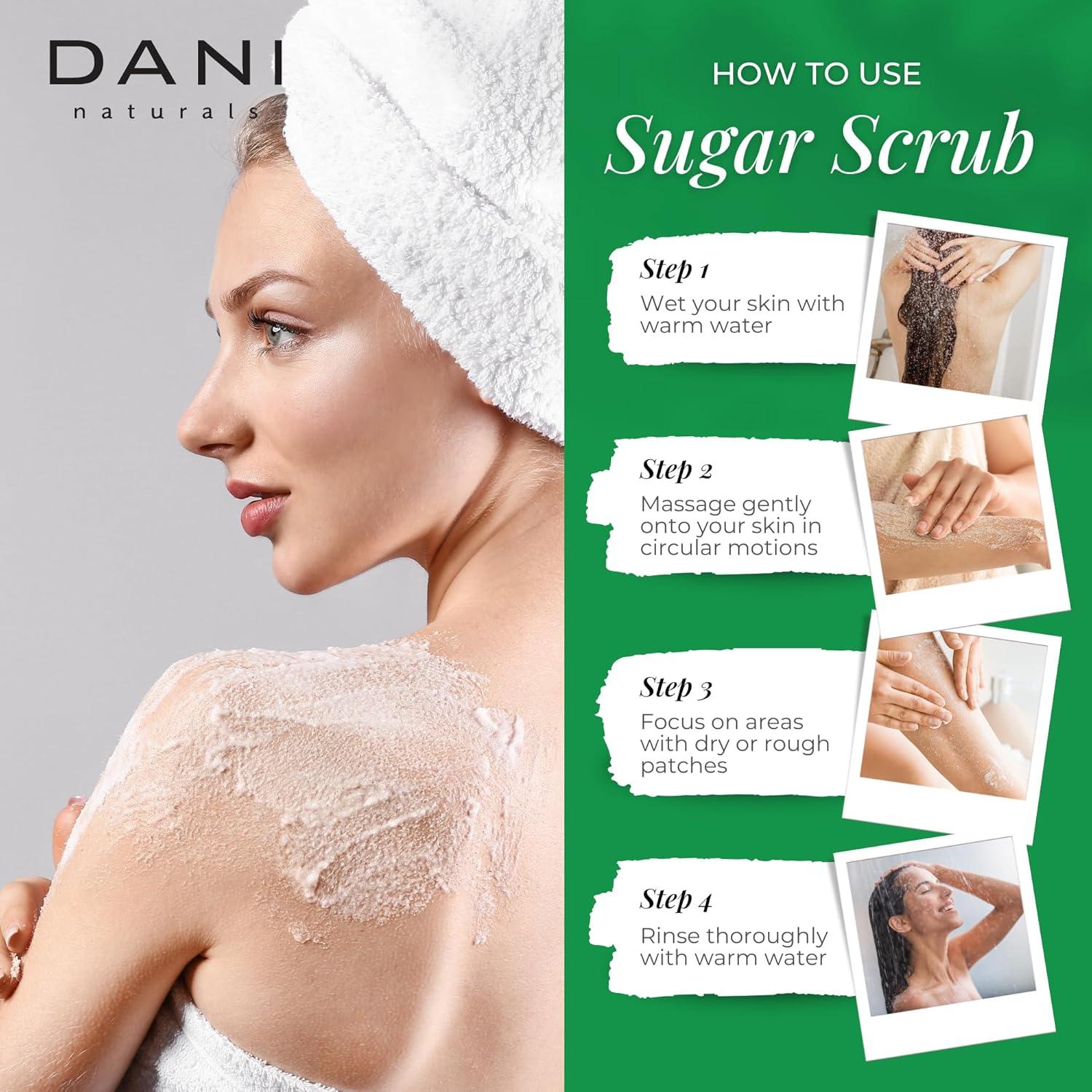 Exfoliante de Azúcar Orgánico DANI Naturals - Bambú Bergamota 396 g