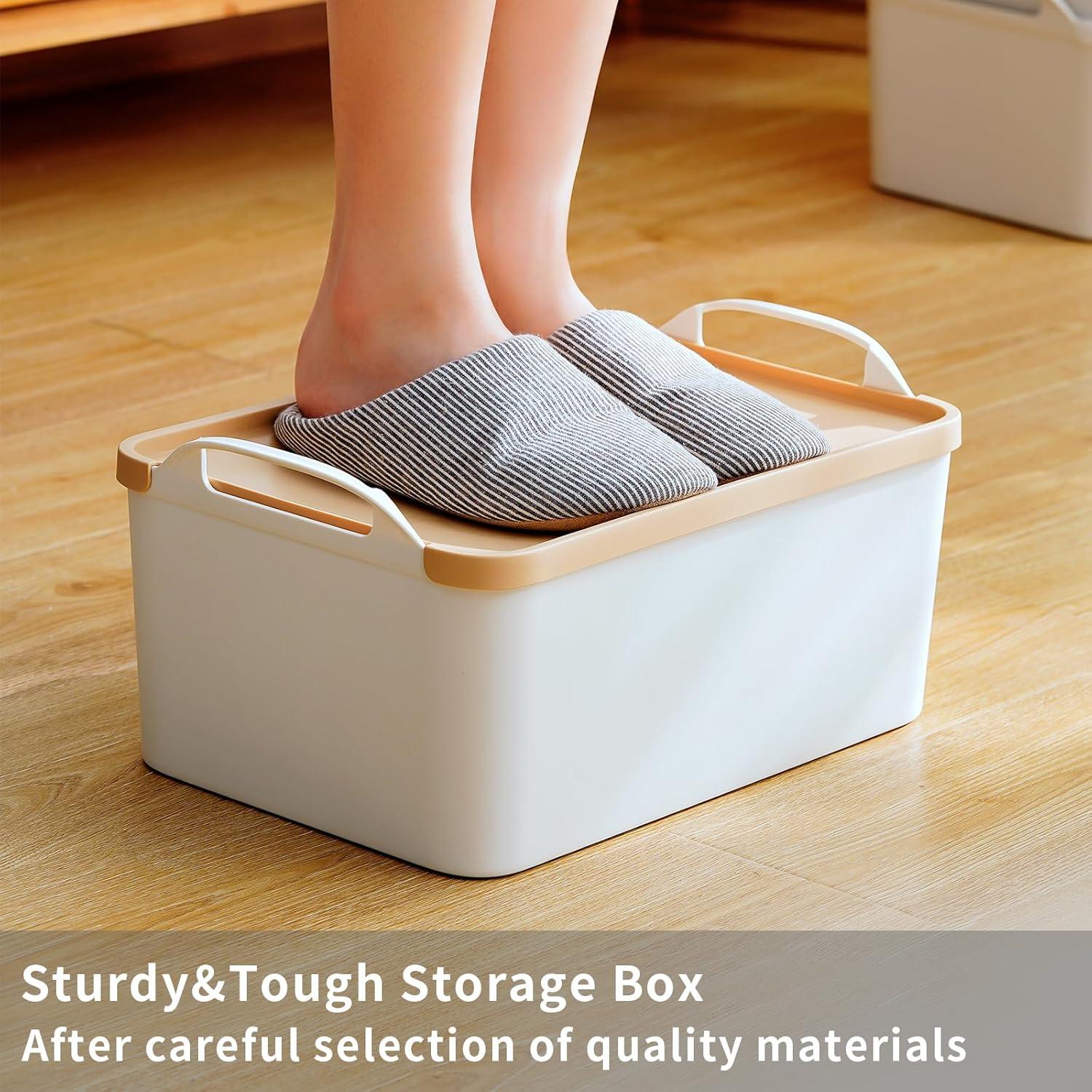 Juego de 8 Contenedores de Almacenamiento FITYE-KY Blancos